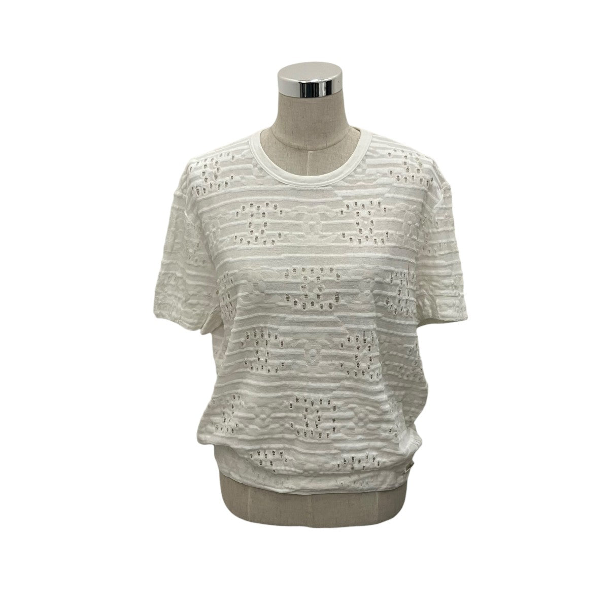 CHANEL ココマークジャガードTシャツP70389 古着・中古-2枚目のアイテム画像