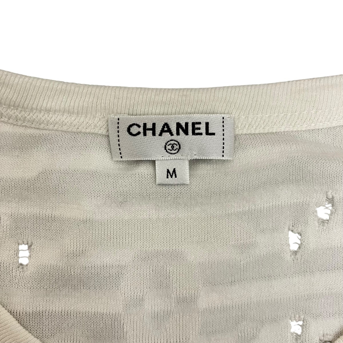 CHANEL ココマークジャガードTシャツP70389 古着・中古-9枚目のアイテム画像