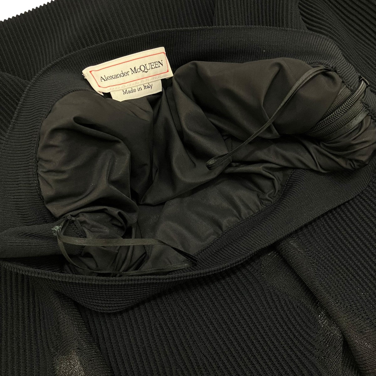 ALEXANDER McQUEEN リブロングスカート585221 古着・中古-6枚目のアイテム画像