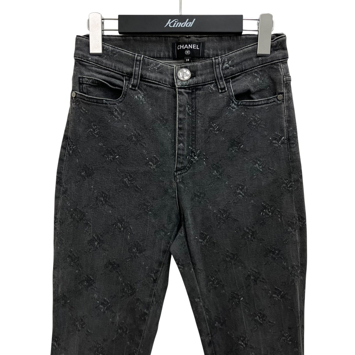CHANEL スキニーデニムパンツP62010 古着・中古-3枚目のアイテム画像