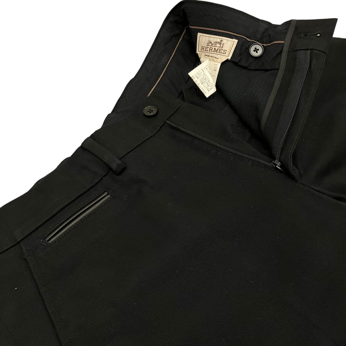 HERMES スラックス 古着・中古-5枚目のアイテム画像