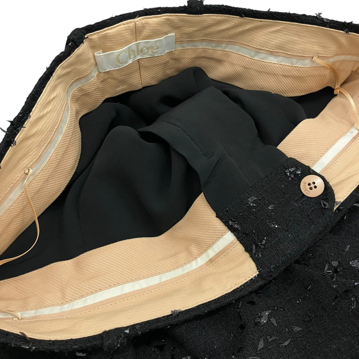 Chloe ツイードショーツ14ESH15-14E060 古着・中古-6枚目のアイテム画像