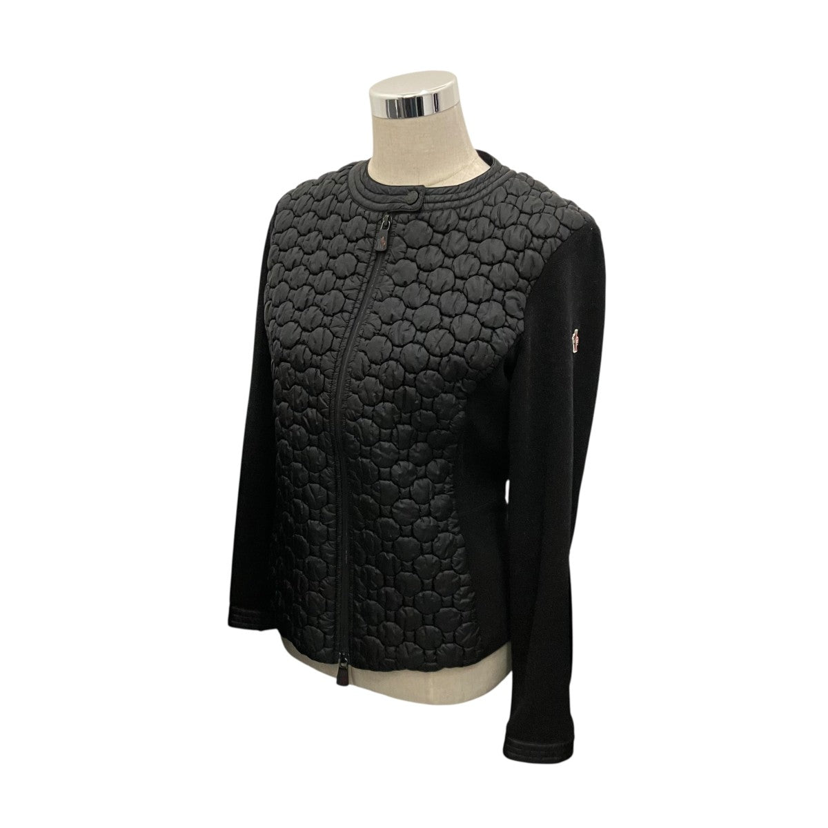 MONCLER GRENOBLE 【MAGLIA COLLO ALLA COREANA】切替フリースジャケット320988485200 古着・中古-1枚目のアイテム画像