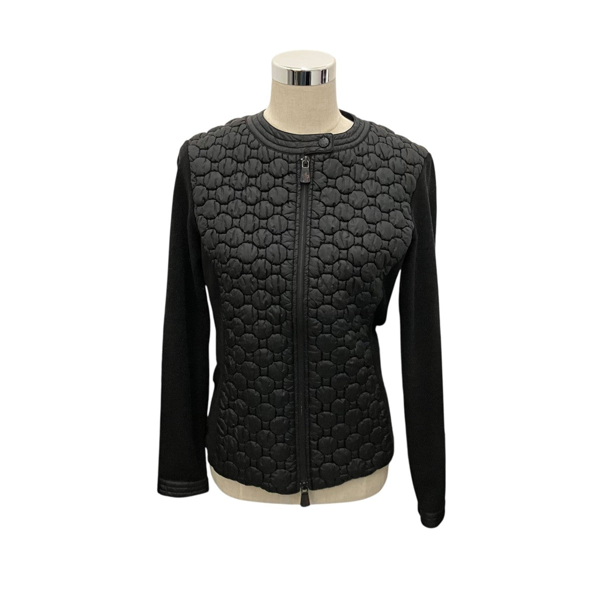 MONCLER GRENOBLE 【MAGLIA COLLO ALLA COREANA】切替フリースジャケット320988485200 古着・中古-2枚目のアイテム画像