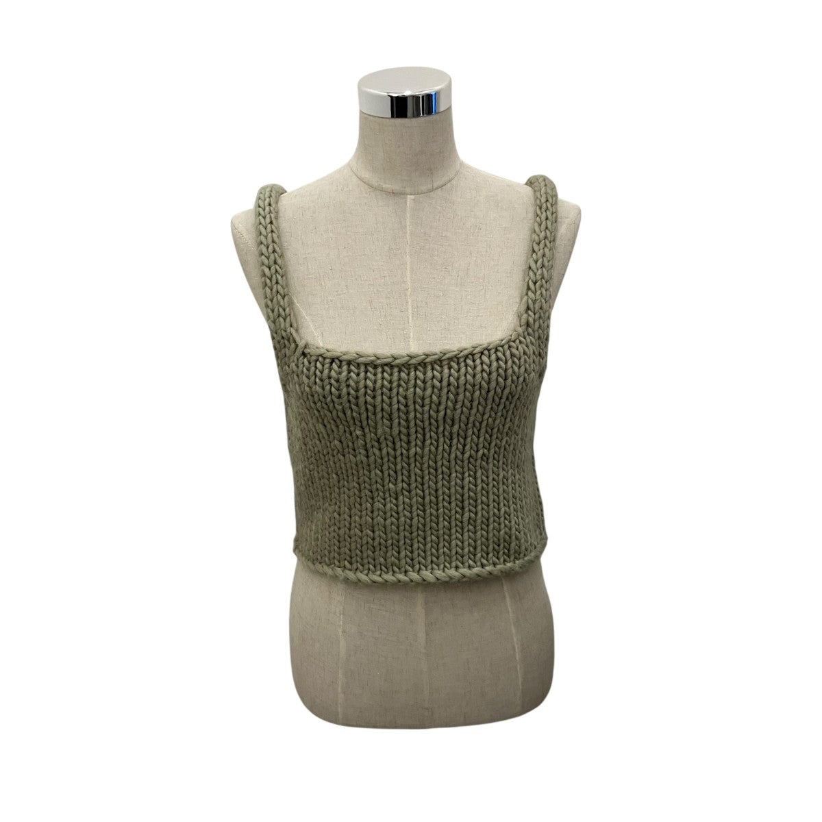 6(ROKU) BEAUTY＆YOUTH 【WOOL ROVING KNIT CAMISOLE】ニットキャミソール8618-199-0095 古着・中古-2枚目のアイテム画像