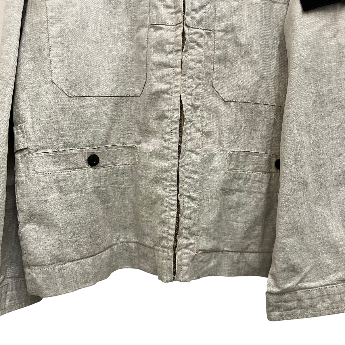 STONE ISLAND 03SSマルチポケットリネンフィールドジャケット38154O56/4041 古着・中古-4枚目のアイテム画像