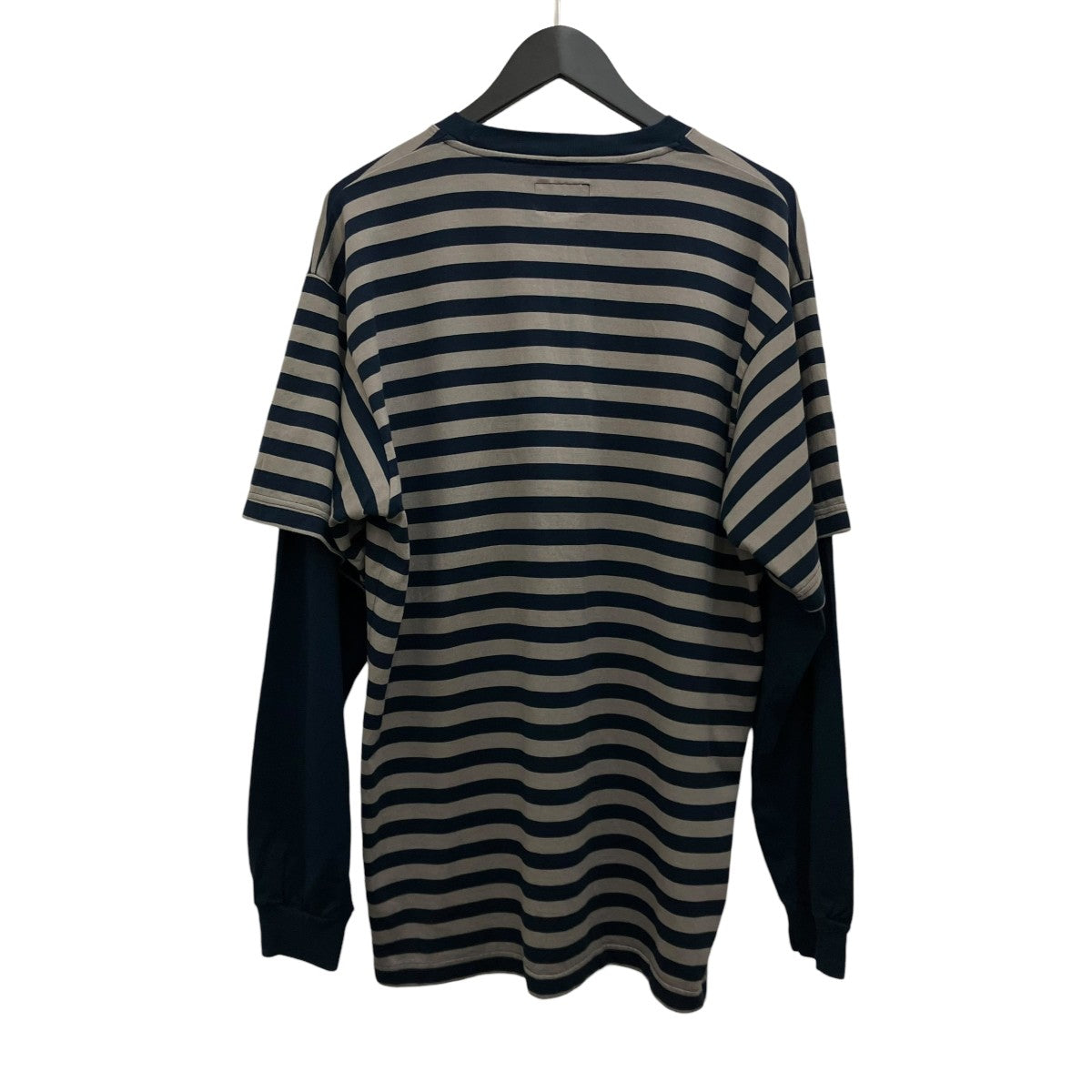 DESCENDANT 【Ron Herman別注 MILITIA LAYERD TEE】レイヤードボーダーTシャツ 古着・中古-2枚目のアイテム画像
