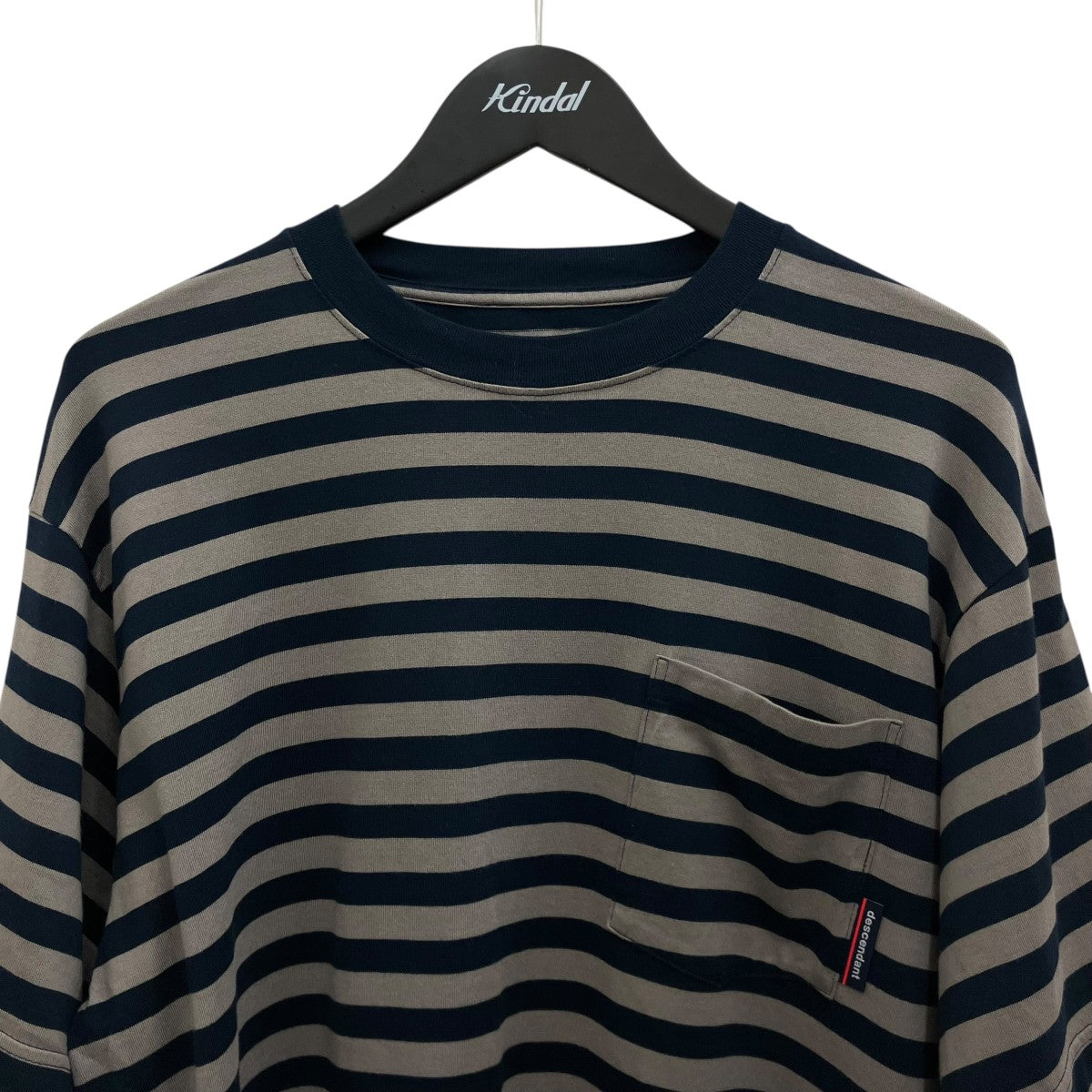 DESCENDANT 【Ron Herman別注 MILITIA LAYERD TEE】レイヤードボーダーTシャツ 古着・中古-3枚目のアイテム画像