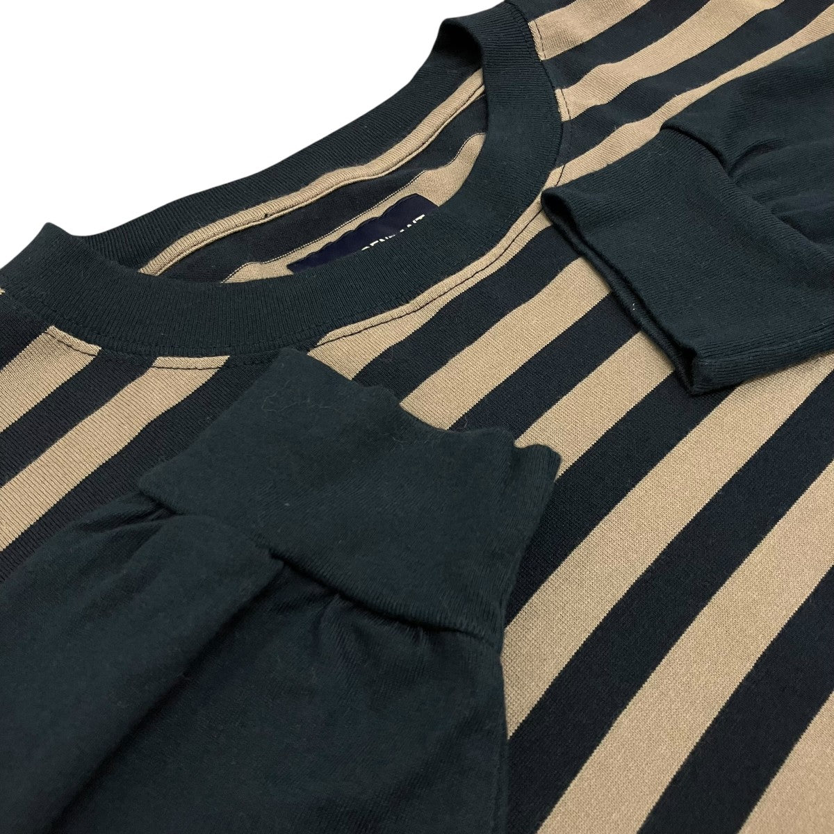 DESCENDANT 【Ron Herman別注 MILITIA LAYERD TEE】レイヤードボーダーTシャツ 古着・中古-5枚目のアイテム画像