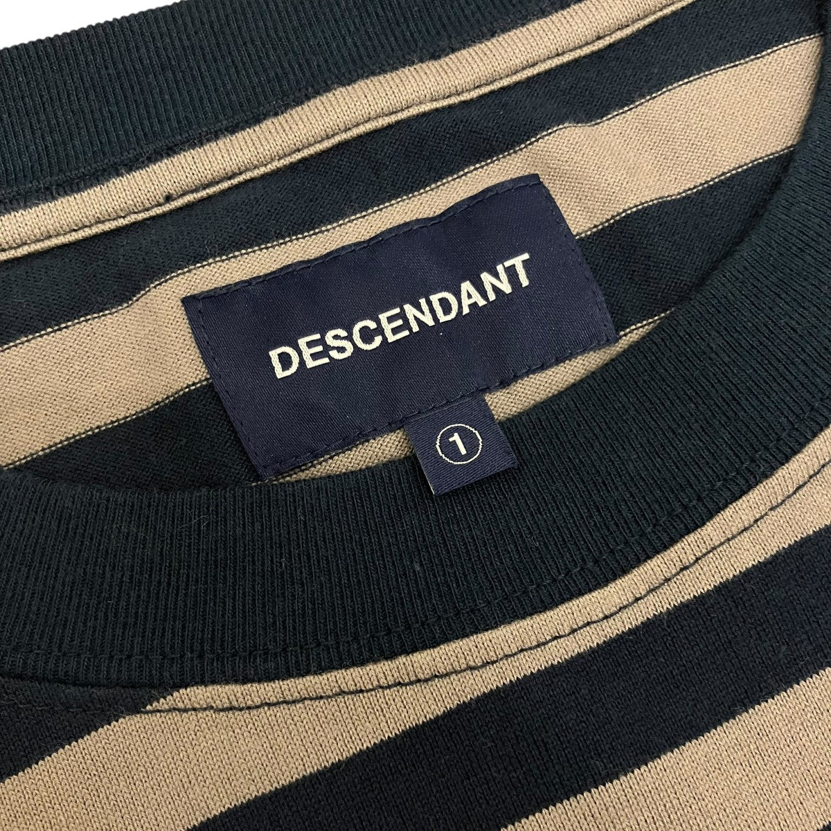 DESCENDANT 【Ron Herman別注 MILITIA LAYERD TEE】レイヤードボーダーTシャツ 古着・中古-6枚目のアイテム画像