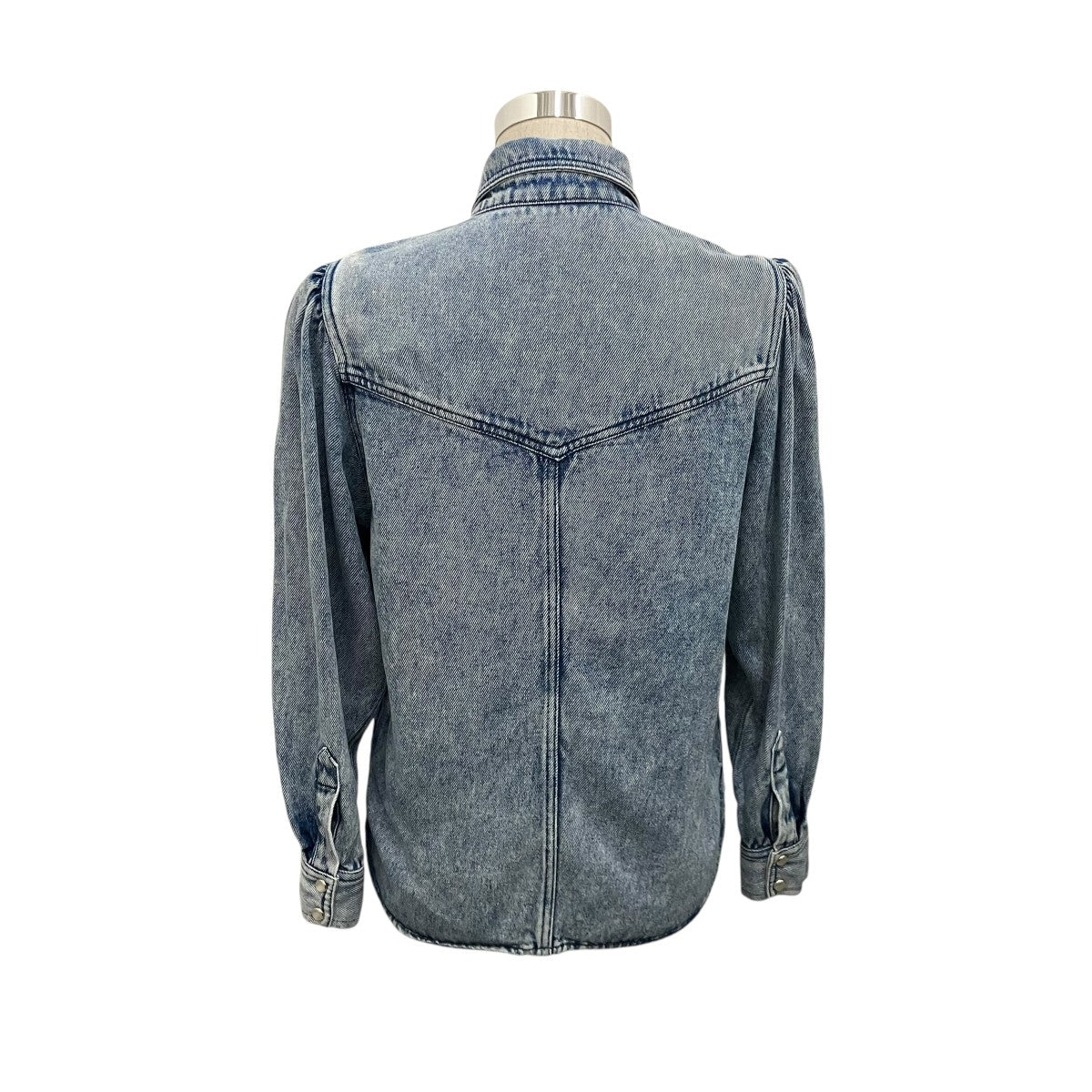 ISABEL MARANT ETOILE 【TAHISSE SHIRT】スナップボタンデニムシャツ 古着・中古-3枚目のアイテム画像