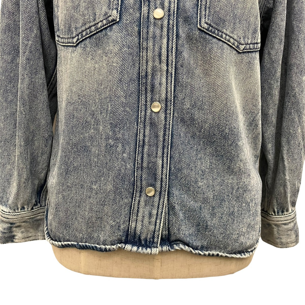 ISABEL MARANT ETOILE 【TAHISSE SHIRT】スナップボタンデニムシャツ 古着・中古-5枚目のアイテム画像