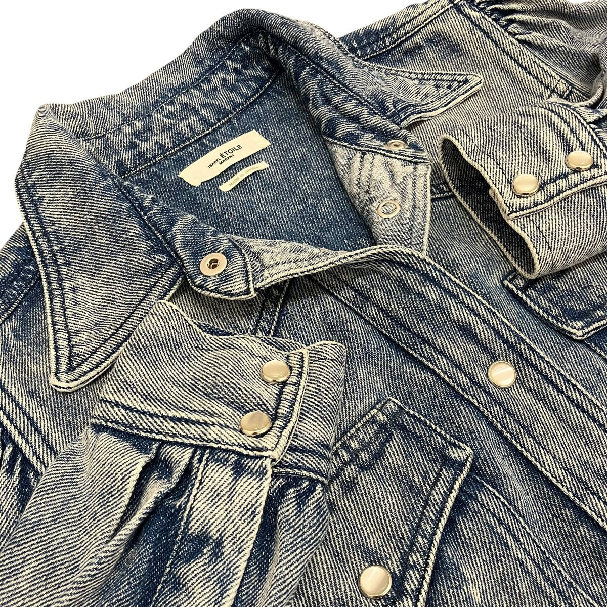 ISABEL MARANT ETOILE 【TAHISSE SHIRT】スナップボタンデニムシャツ 古着・中古-6枚目のアイテム画像