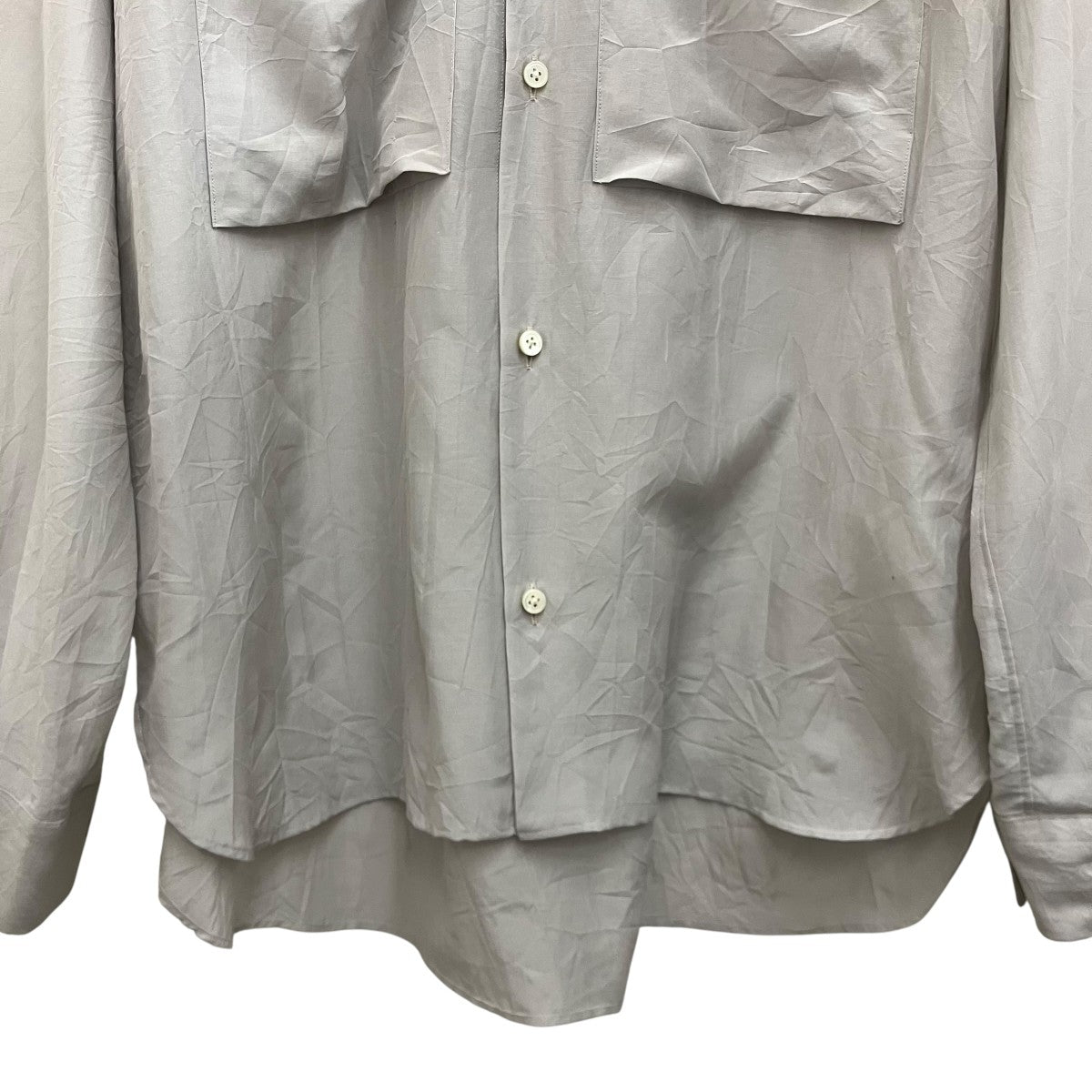 by H． シルク混シャツ23SS-SH-06 古着・中古-4枚目のアイテム画像