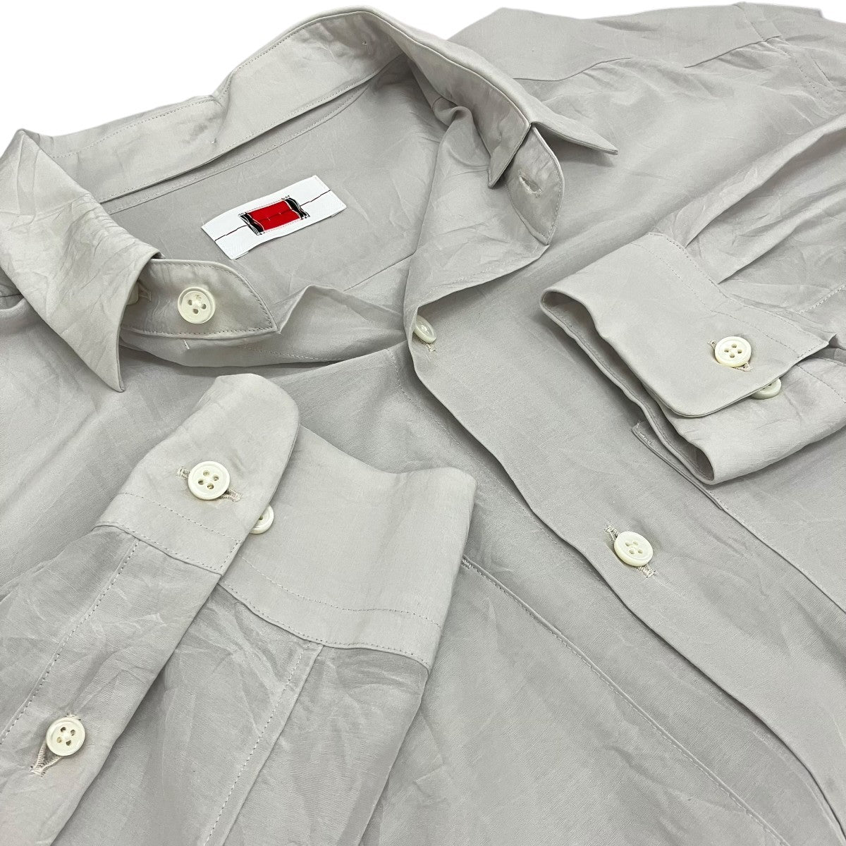 by H． シルク混シャツ23SS-SH-06 古着・中古-5枚目のアイテム画像