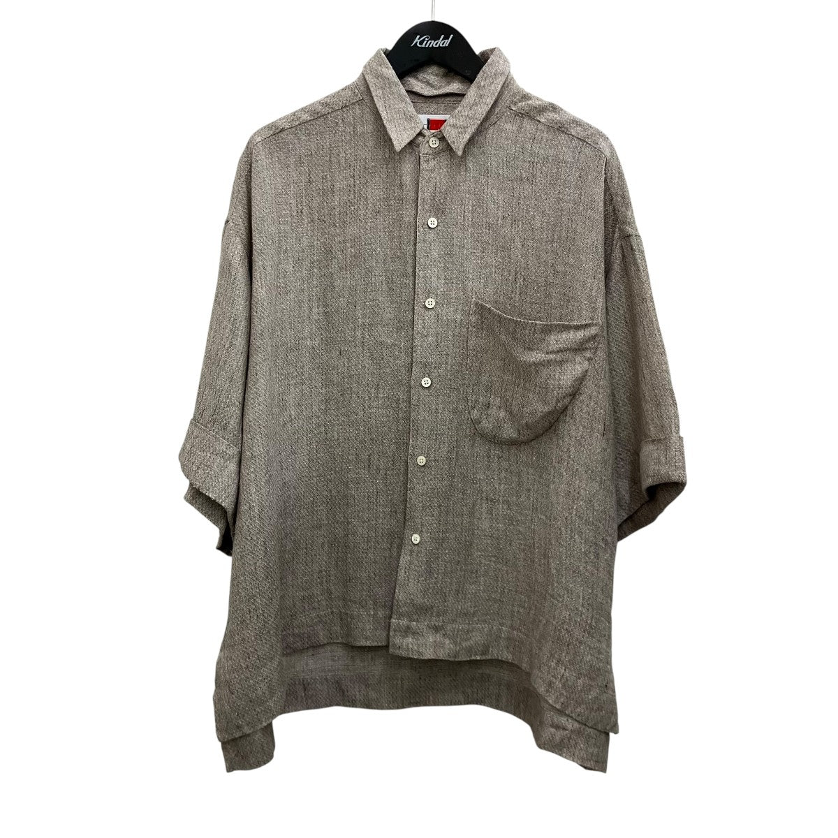 BY H． リネン×シルク半袖シャツ 古着・中古-1枚目のアイテム画像