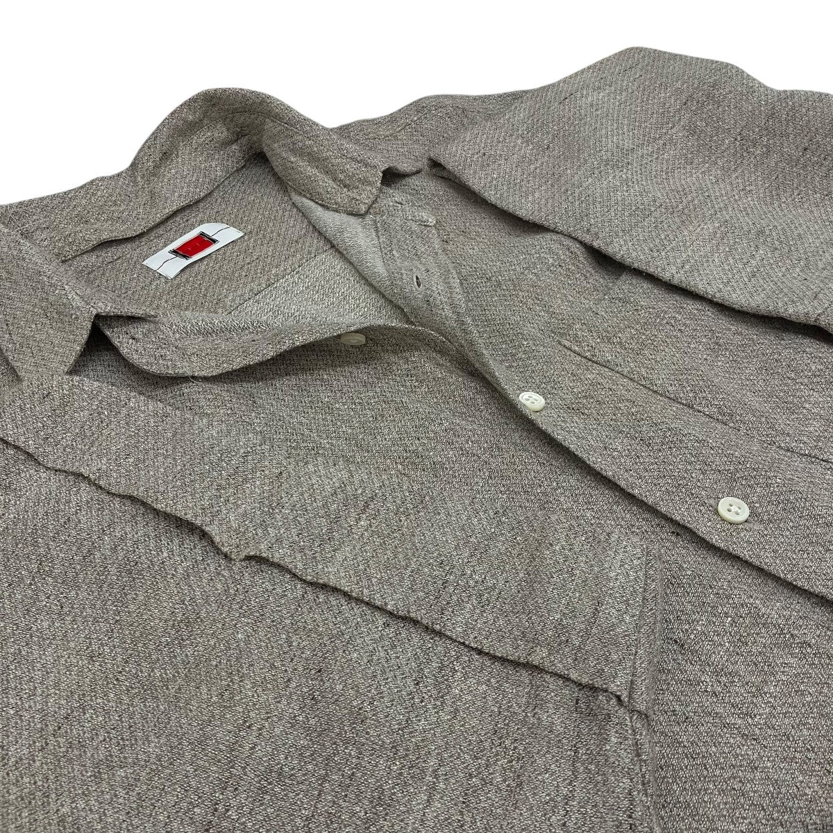 BY H． リネン×シルク半袖シャツ 古着・中古-5枚目のアイテム画像