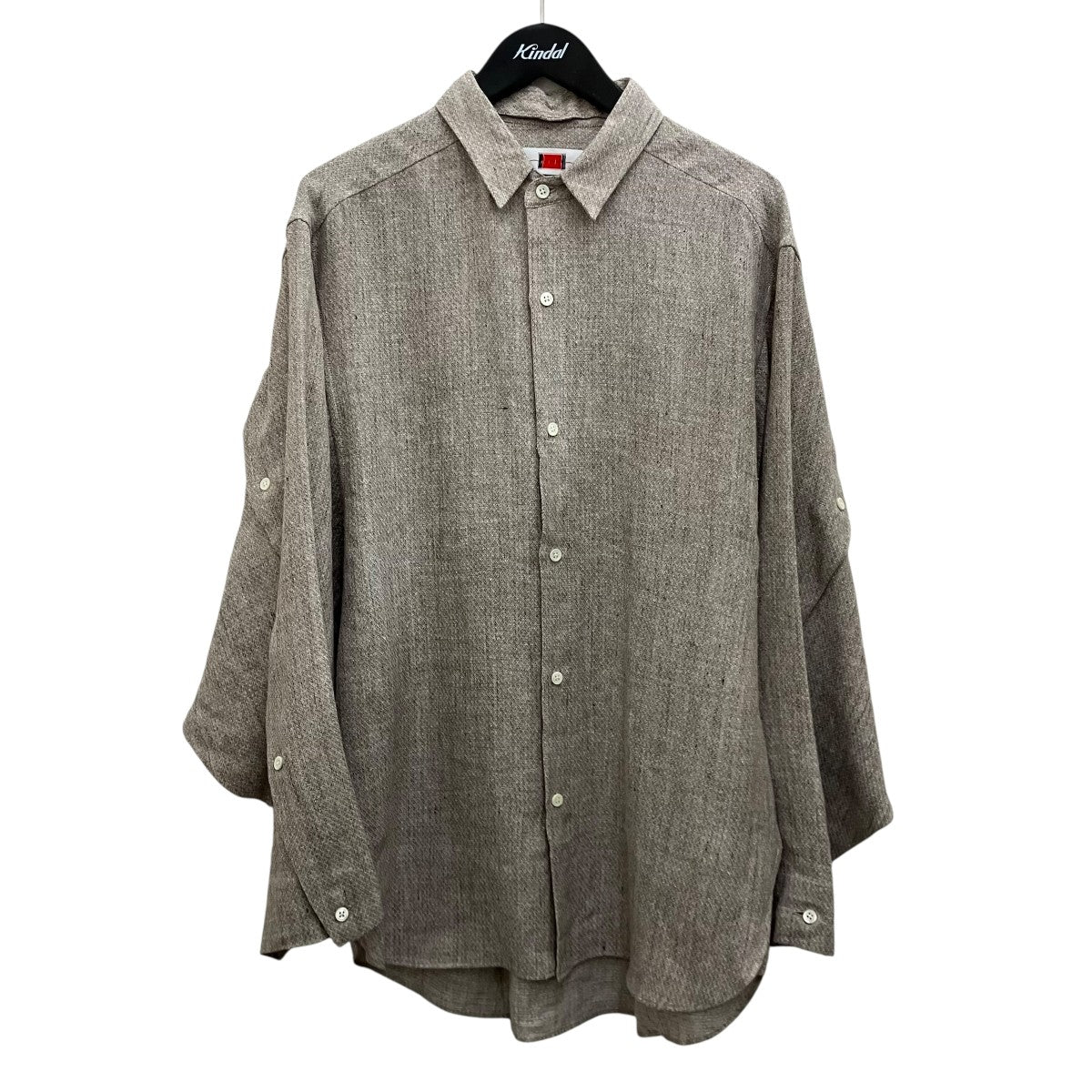 BY H． 【SILK LINEN GUJI SH】リネン×シルクシャツ24ss SH-05 古着・中古-1枚目のアイテム画像