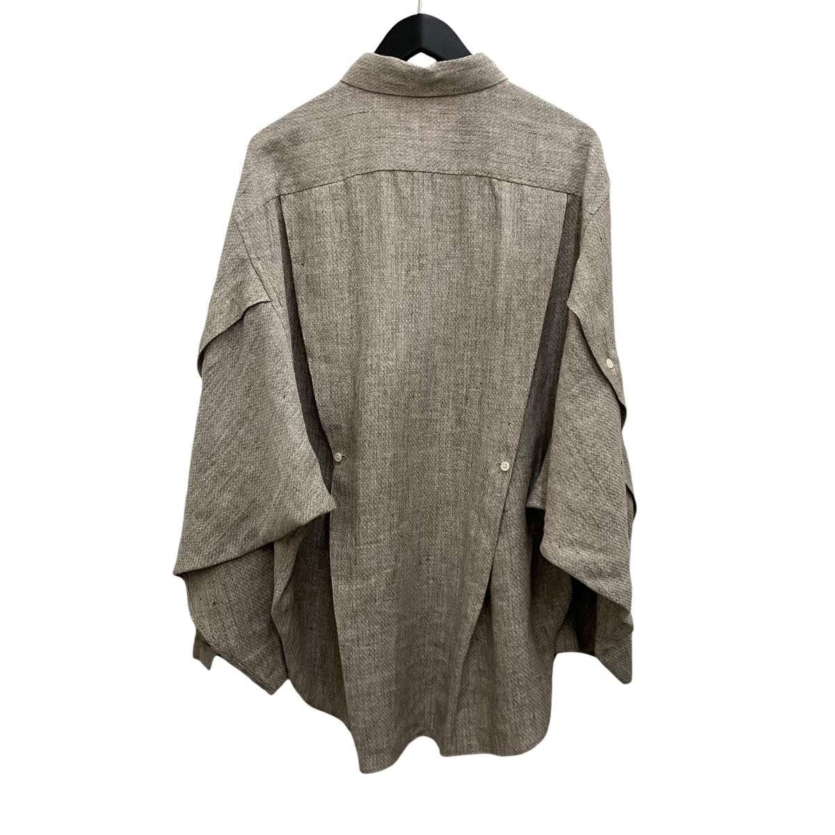 BY H． 【SILK LINEN GUJI SH】リネン×シルクシャツ24ss SH-05 古着・中古-2枚目のアイテム画像