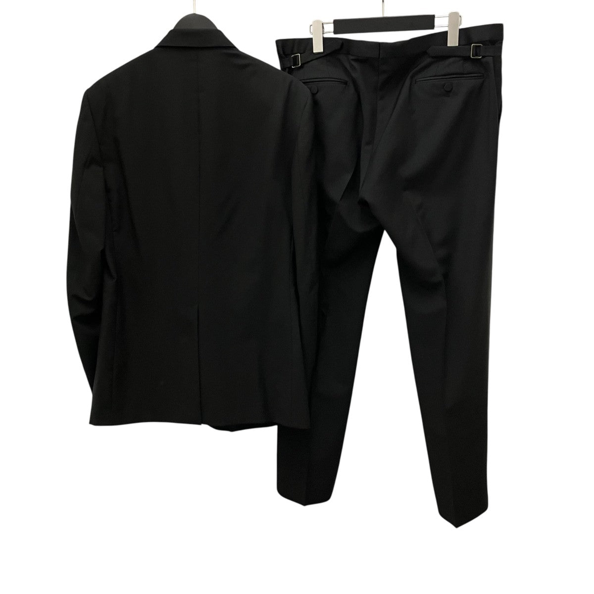 LANVIN モヘヤ混ピークドセットアップ 古着・中古-2枚目のアイテム画像