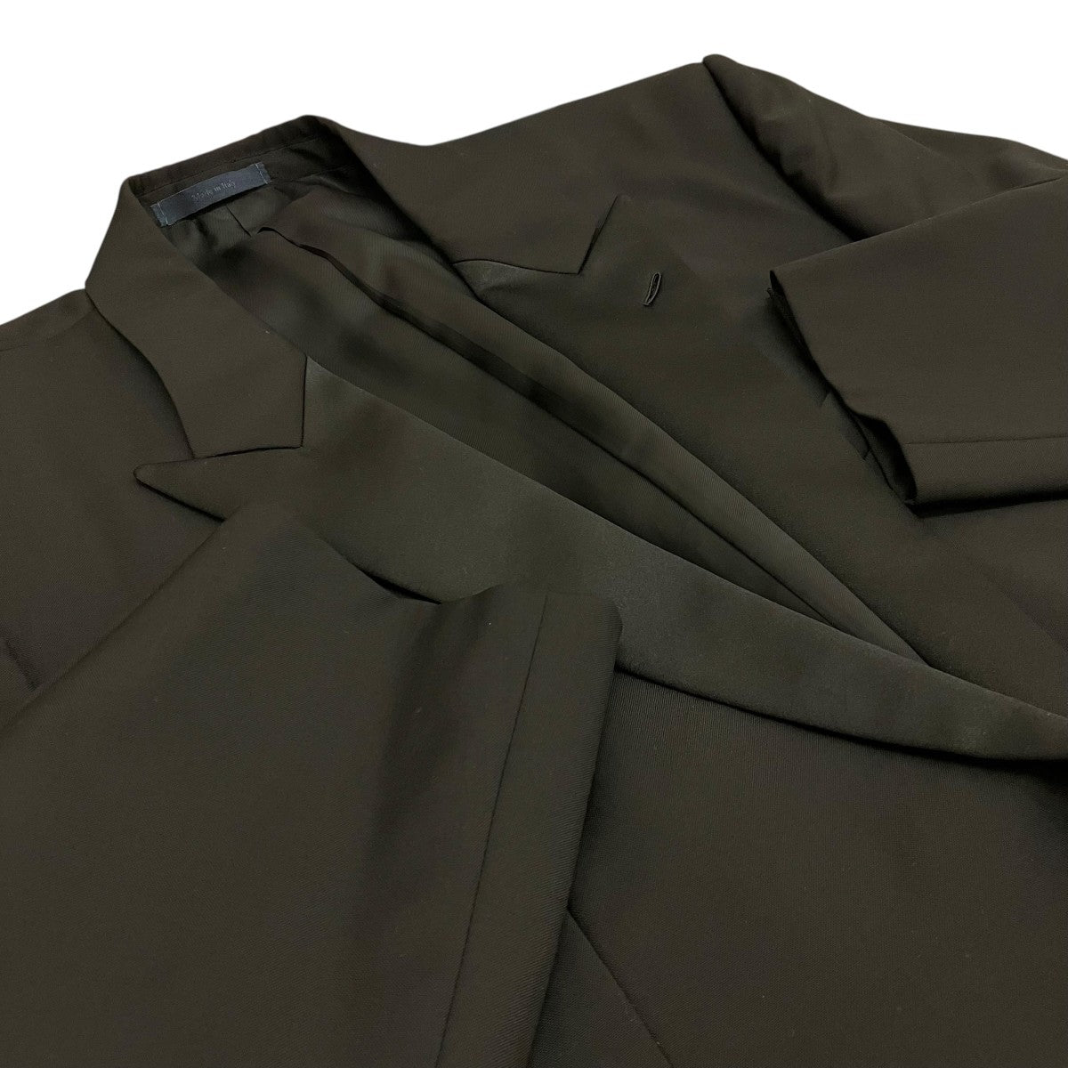 LANVIN モヘヤ混ピークドセットアップ 古着・中古-3枚目のアイテム画像