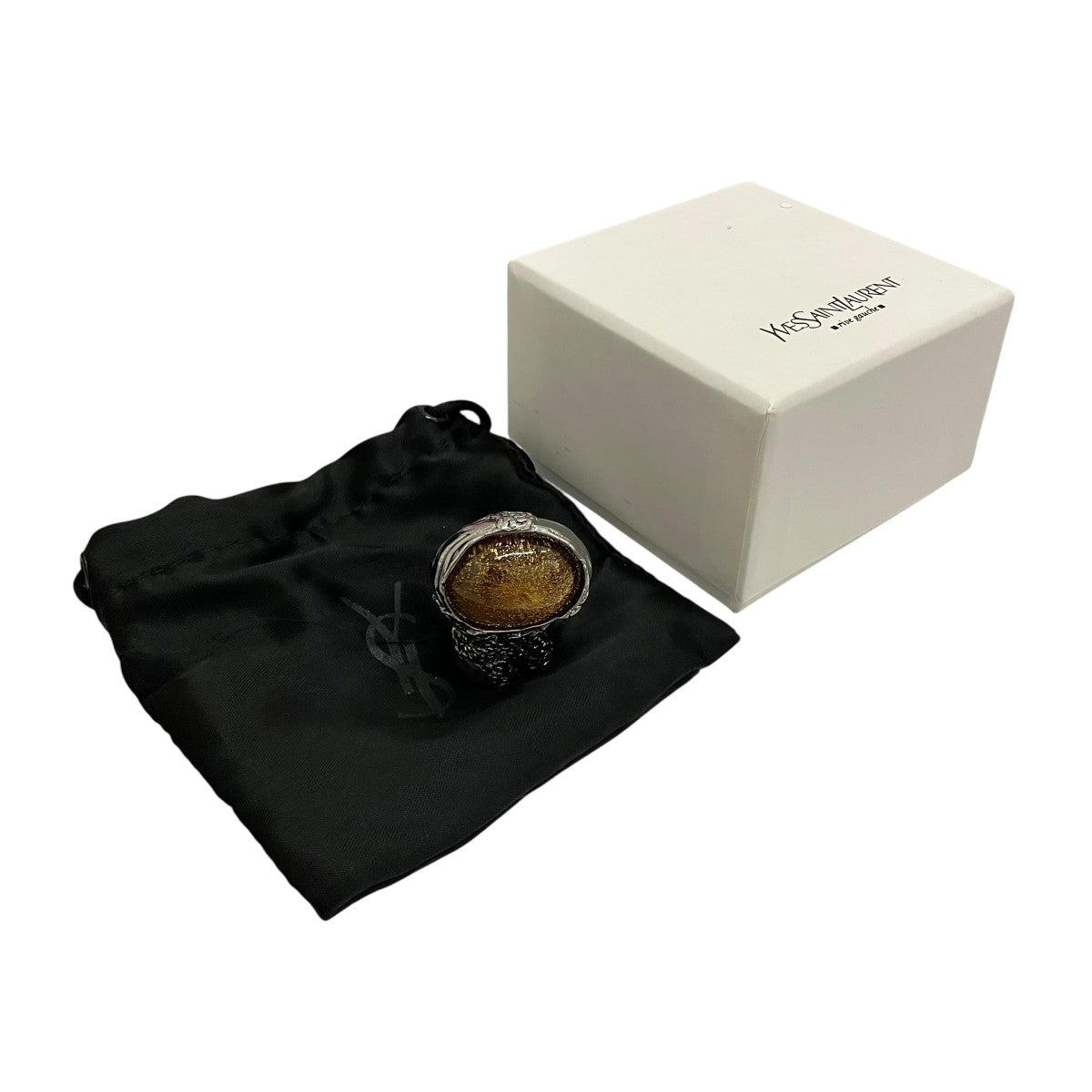 Yves Saint Laurent Rive Gauche オーバルリング 古着・中古-9枚目のアイテム画像