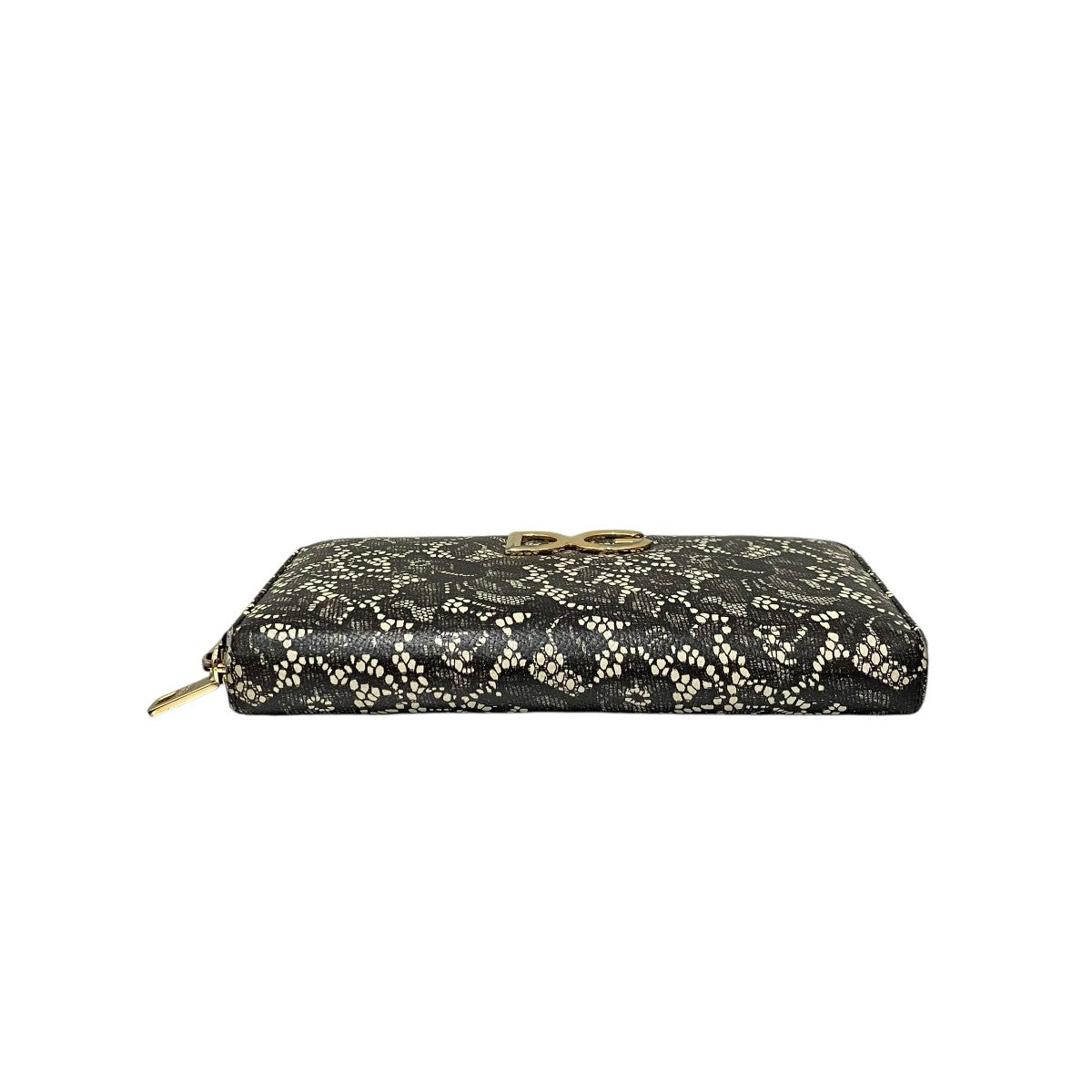 DOLCE ＆ GABBANA レースプリントラウンドファスナー長財布 古着・中古-4枚目のアイテム画像
