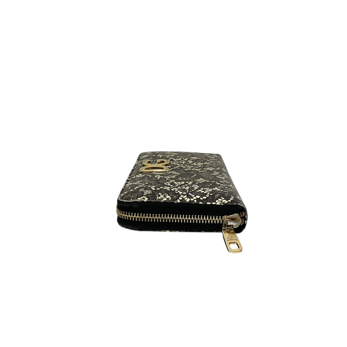 DOLCE ＆ GABBANA レースプリントラウンドファスナー長財布 古着・中古-6枚目のアイテム画像