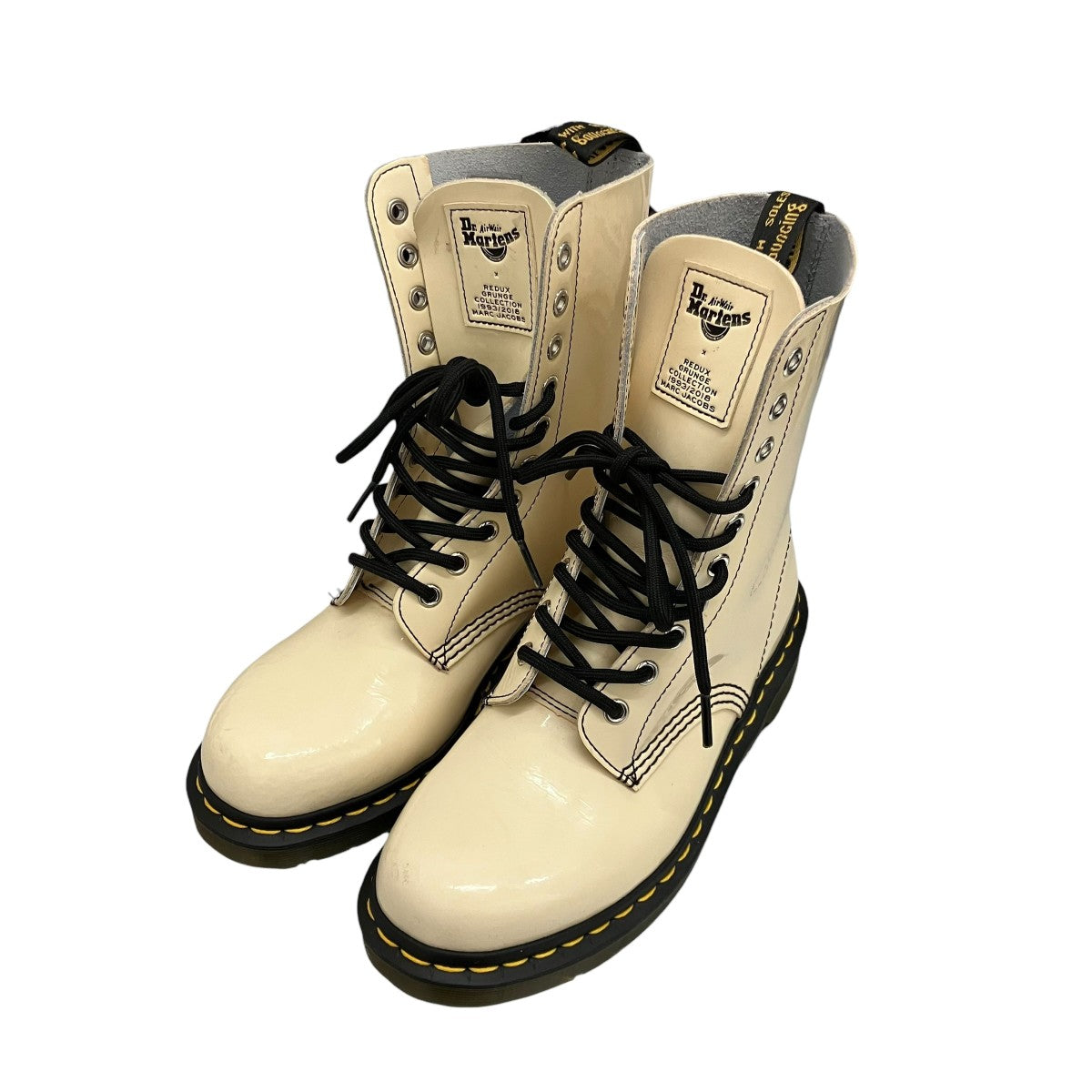 Dr．Martens×MARC JACOBS エナメル10ホールブーツ1490MJ 古着・中古-1枚目のアイテム画像