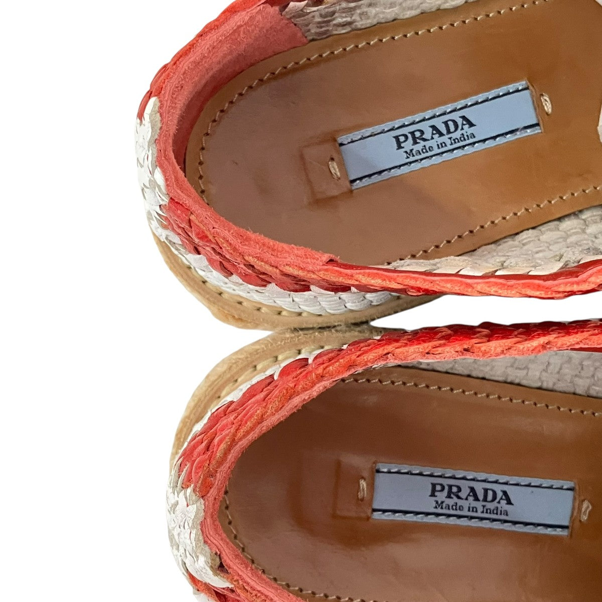 PRADA エスパドリーユシューズ 古着・中古-4枚目のアイテム画像