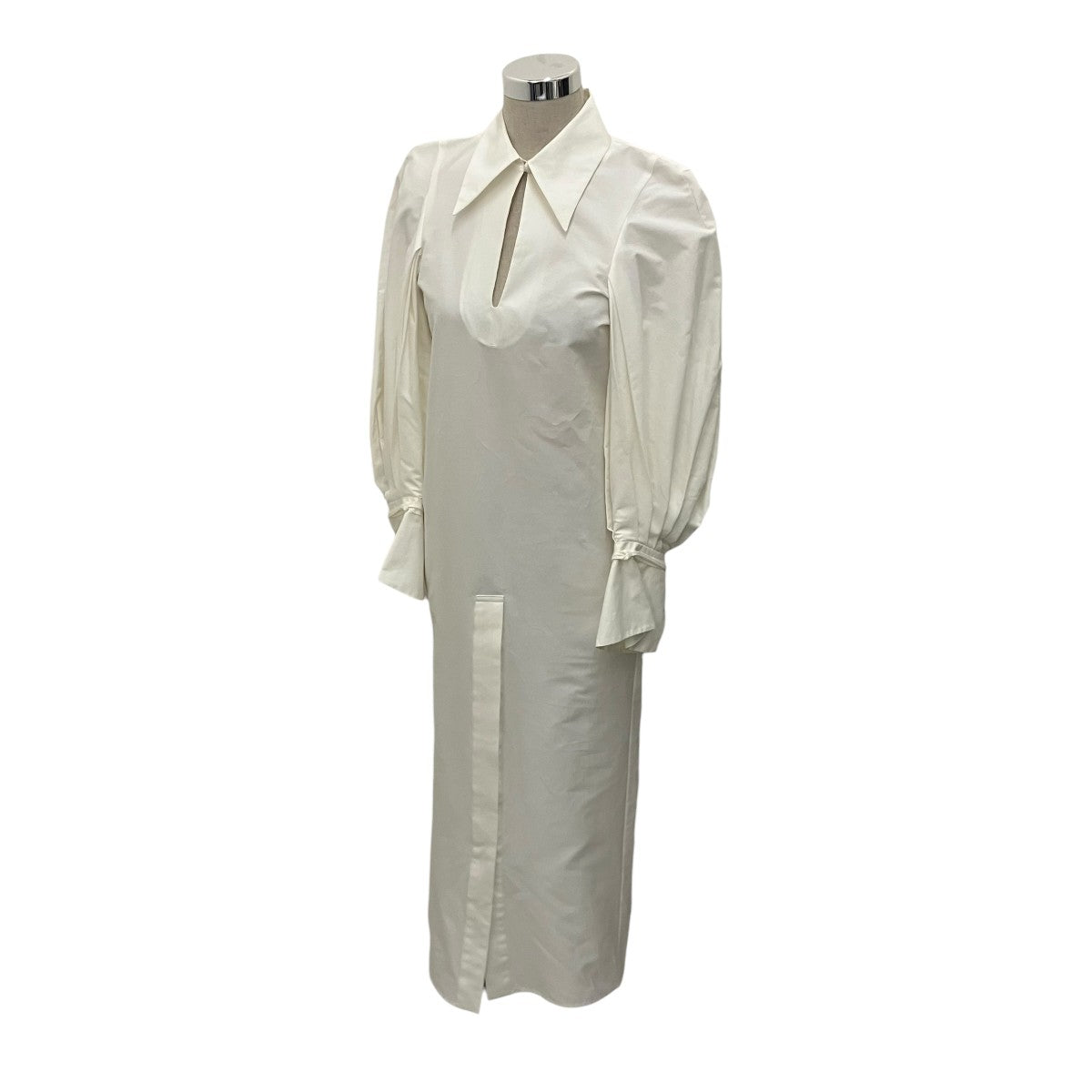 mame kurogouchi スキッパー ボリューム袖シャツワンピースMM23SS-DR047 古着・中古-1枚目のアイテム画像