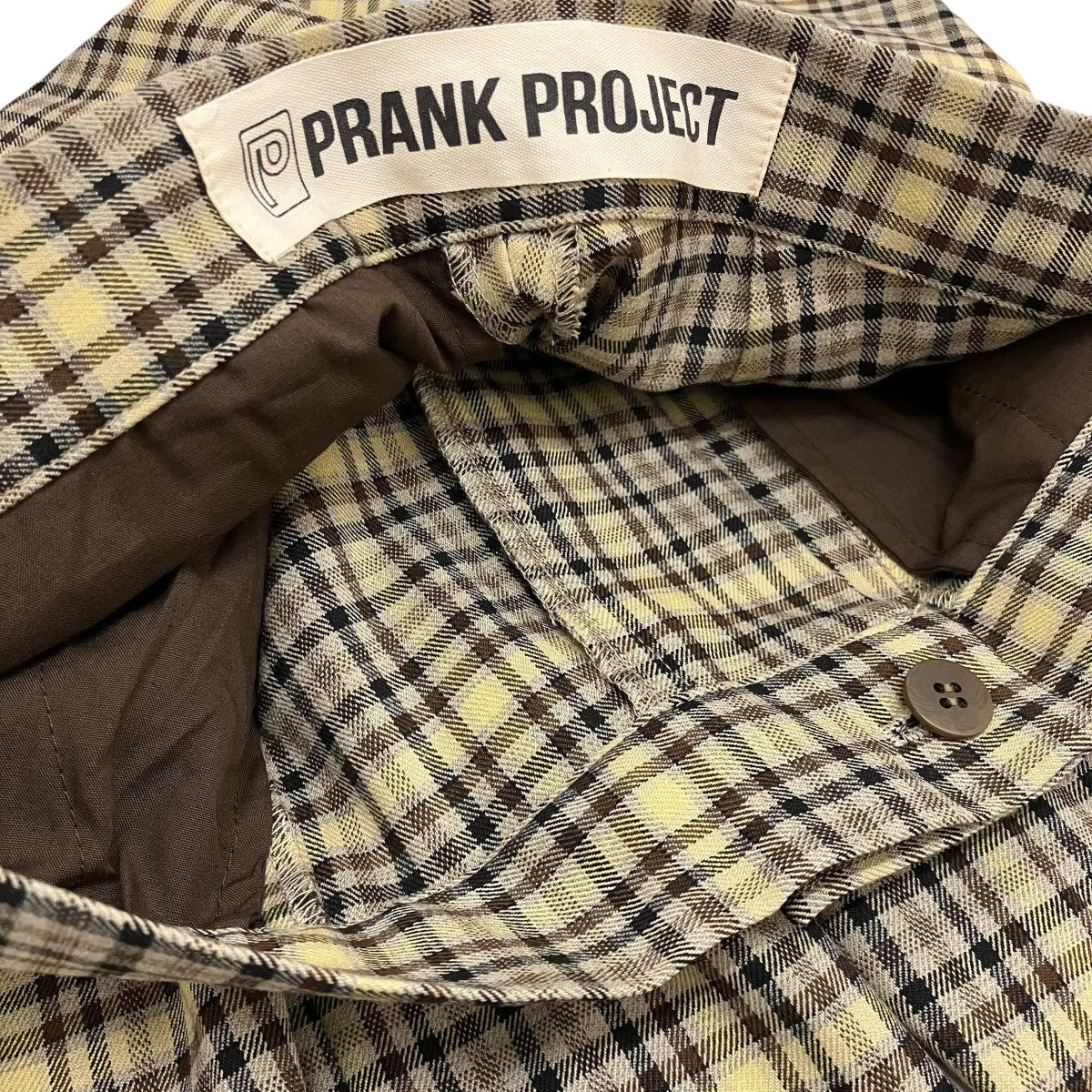 PRANK PROJECT タイアップフレアチェックパンツ31241466105 古着・中古-6枚目のアイテム画像