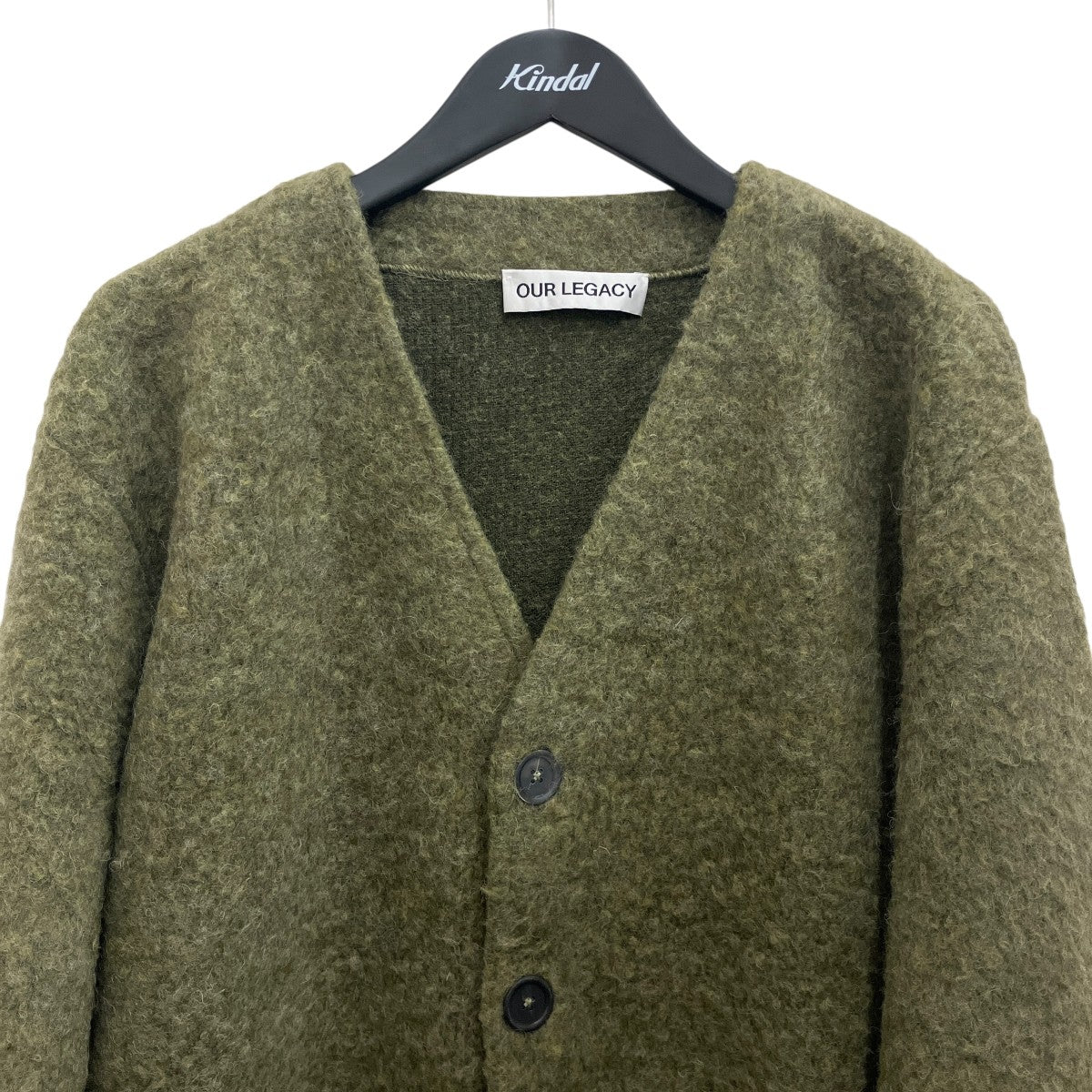 【Fresh Moss Tumble Wool】モヘヤカーディガンM4243CF