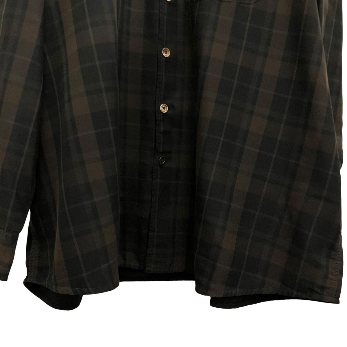 OUR LEGACY 【BORROWED SHIRT】チェックシャツM2252OB 古着・中古-4枚目のアイテム画像