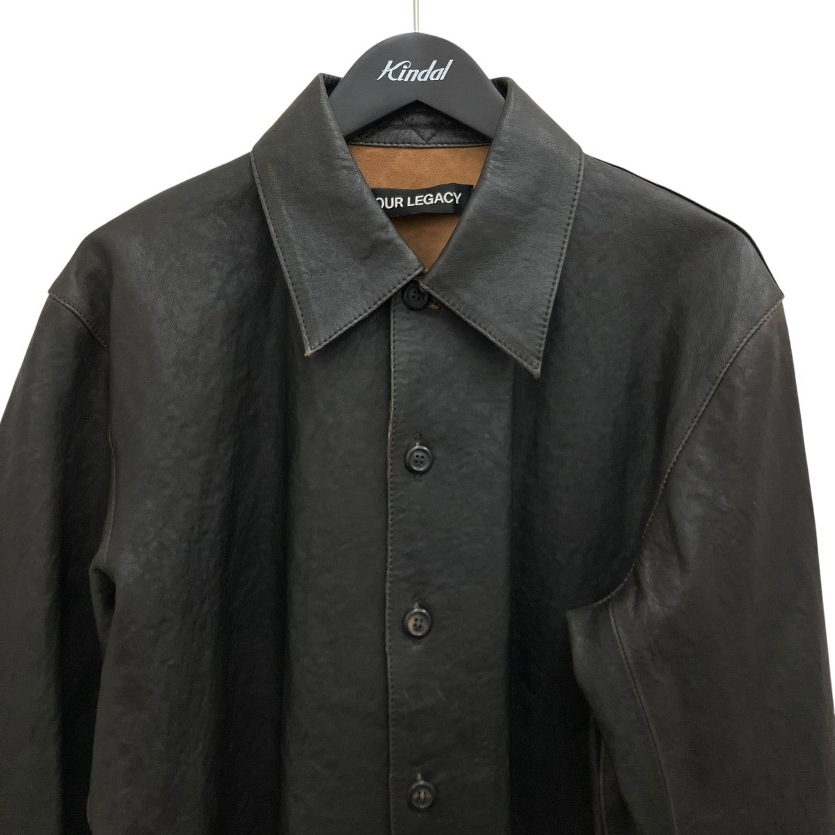 OUR LEGACY(アワーレガシー) 【WELDING SHIRT】レザーシャツM4249WW