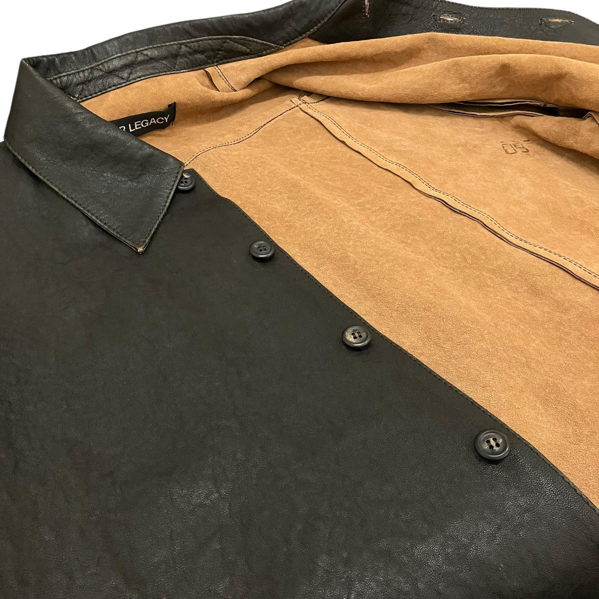 OUR LEGACY(アワーレガシー) 【WELDING SHIRT】レザーシャツM4249WW
