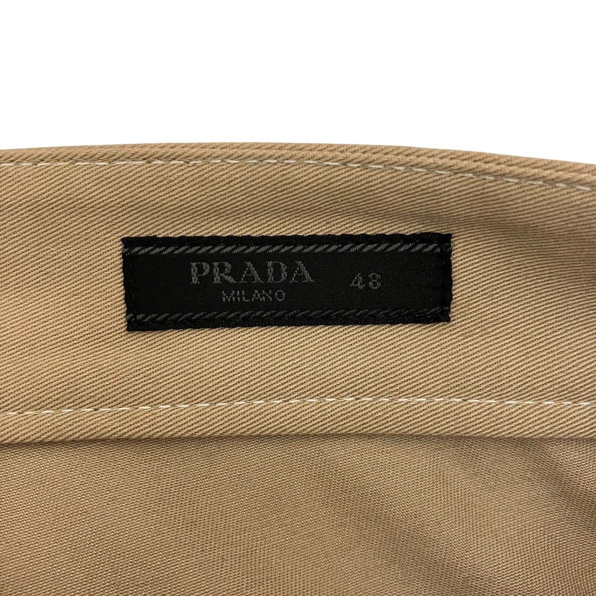 PRADA トライアングル ロゴ コットン ポリウレタン ペインター パンツSPH291 古着・中古-8枚目のアイテム画像