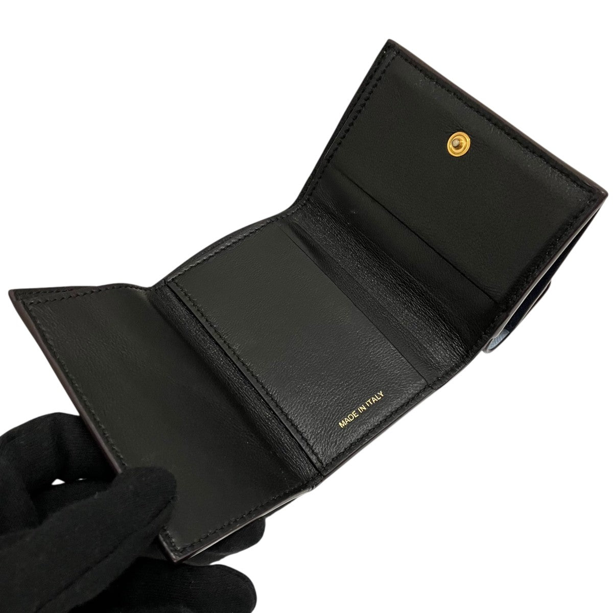 MARNI 20AWサフィアーノレザー三つ折り財布PFMOW02U23 古着・中古-8枚目のアイテム画像