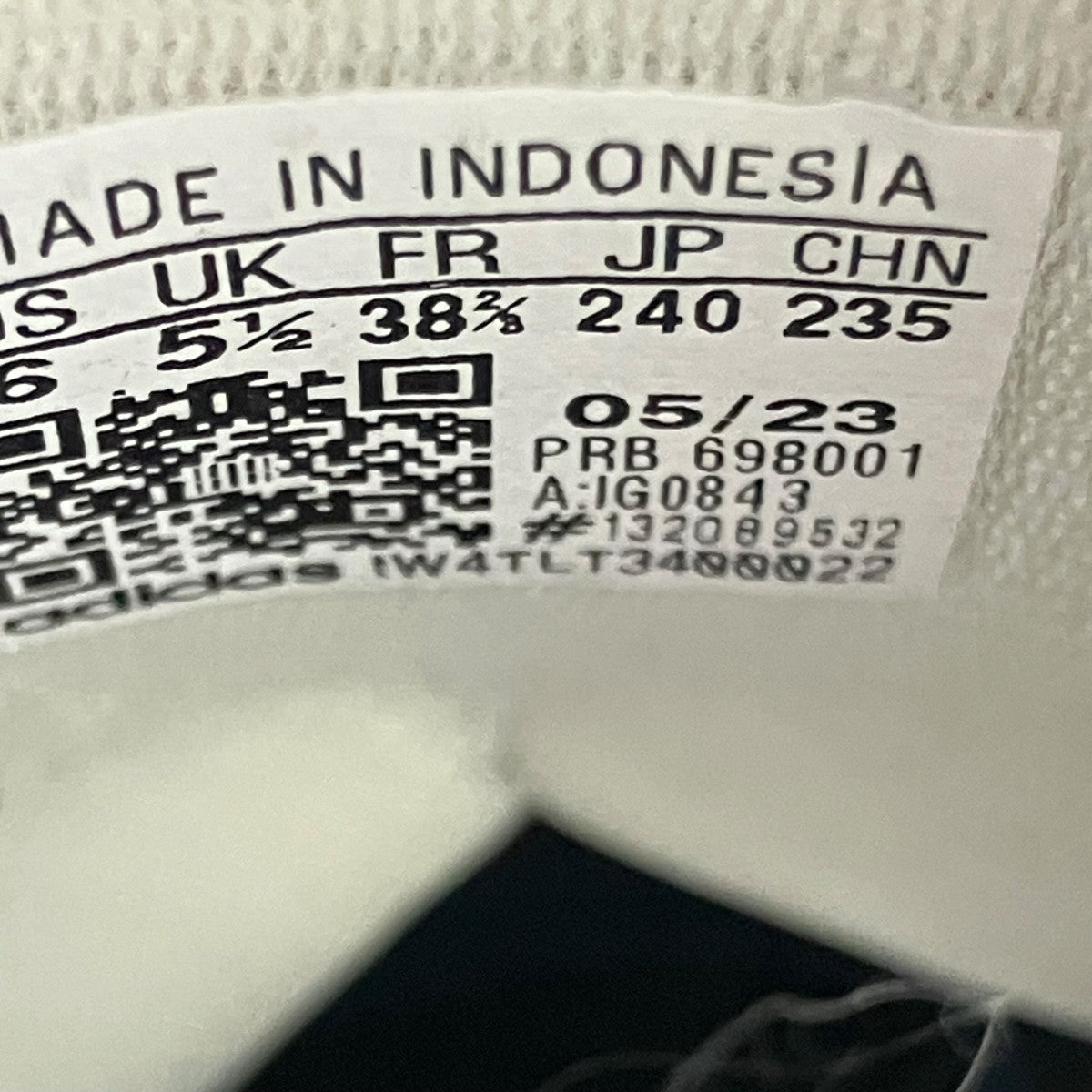 adidas BLONDEY PRO MODEL WHITEクリアスニーカーIG0843 古着・中古-7枚目のアイテム画像