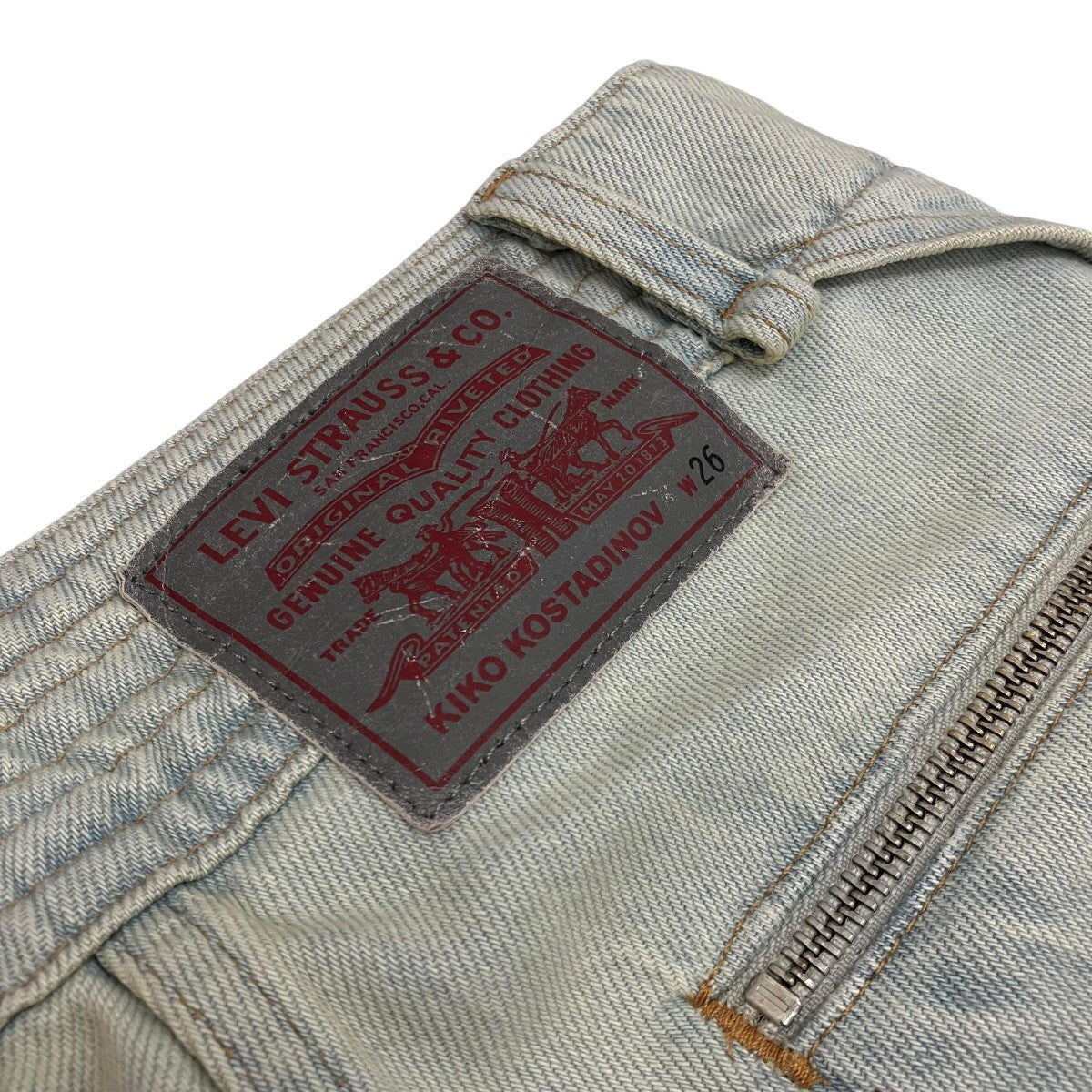 LEVI’S×Kiko Kostadinov ジップデザインデニムパンツPC9-0031P-0001 古着・中古-9枚目のアイテム画像