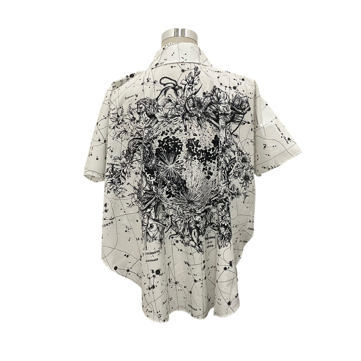 Christian Dior コットンゾディアック半袖ブラウス111B62A3747 古着・中古-3枚目のアイテム画像