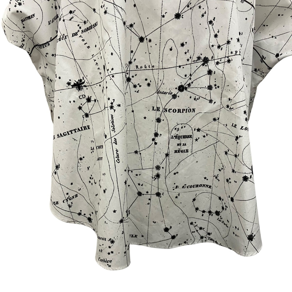 Christian Dior コットンゾディアック半袖ブラウス111B62A3747 古着・中古-5枚目のアイテム画像