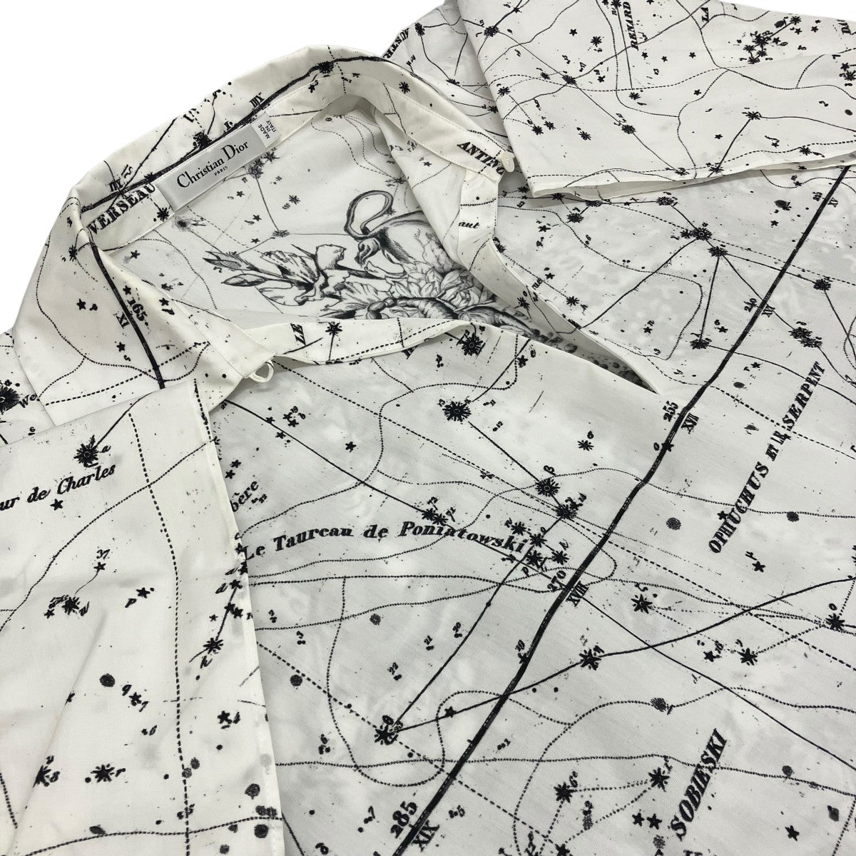 Christian Dior コットンゾディアック半袖ブラウス111B62A3747 古着・中古-6枚目のアイテム画像