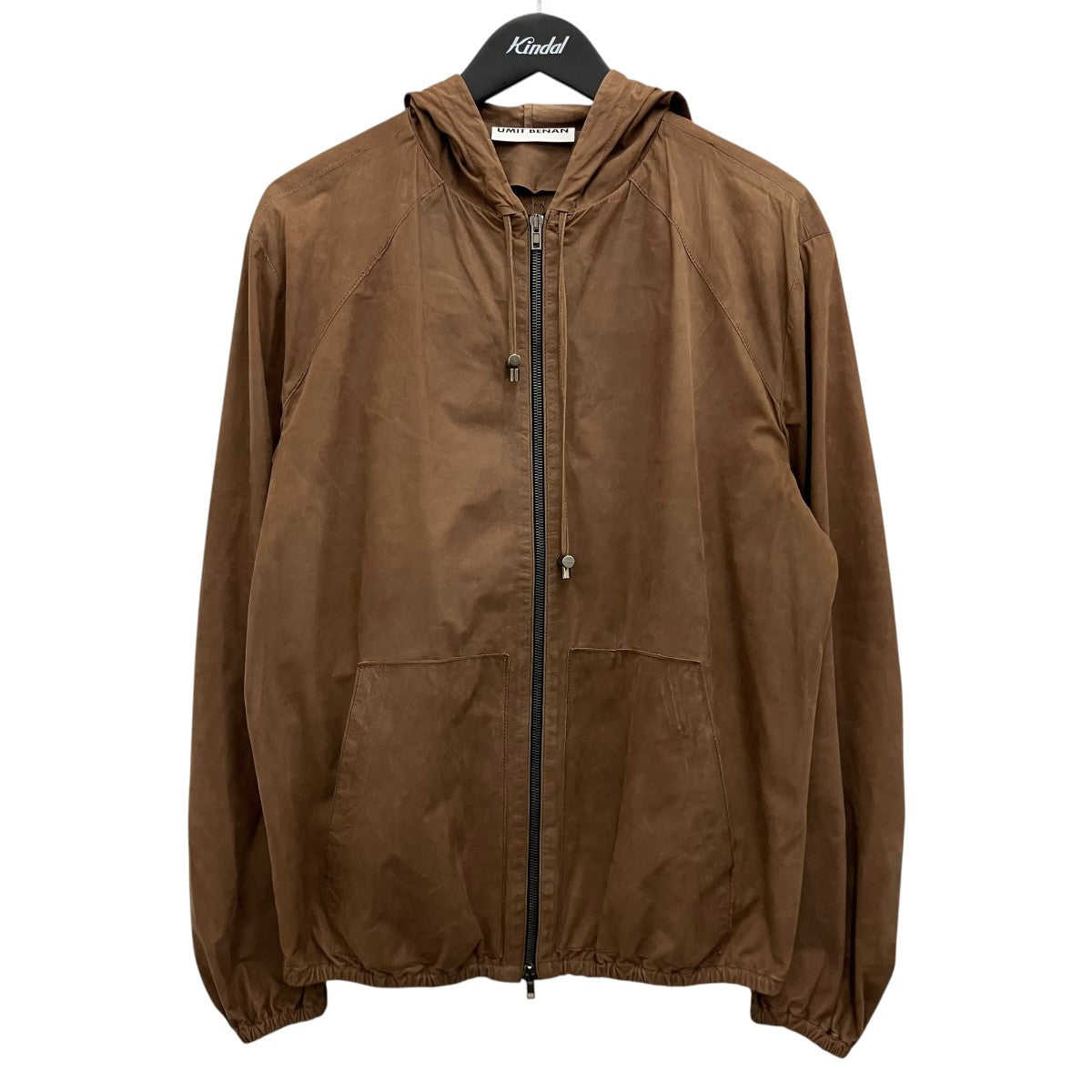 UMIT BENAN レザーフーデッドジャケット96-08-31-08024 古着・中古-1枚目のアイテム画像