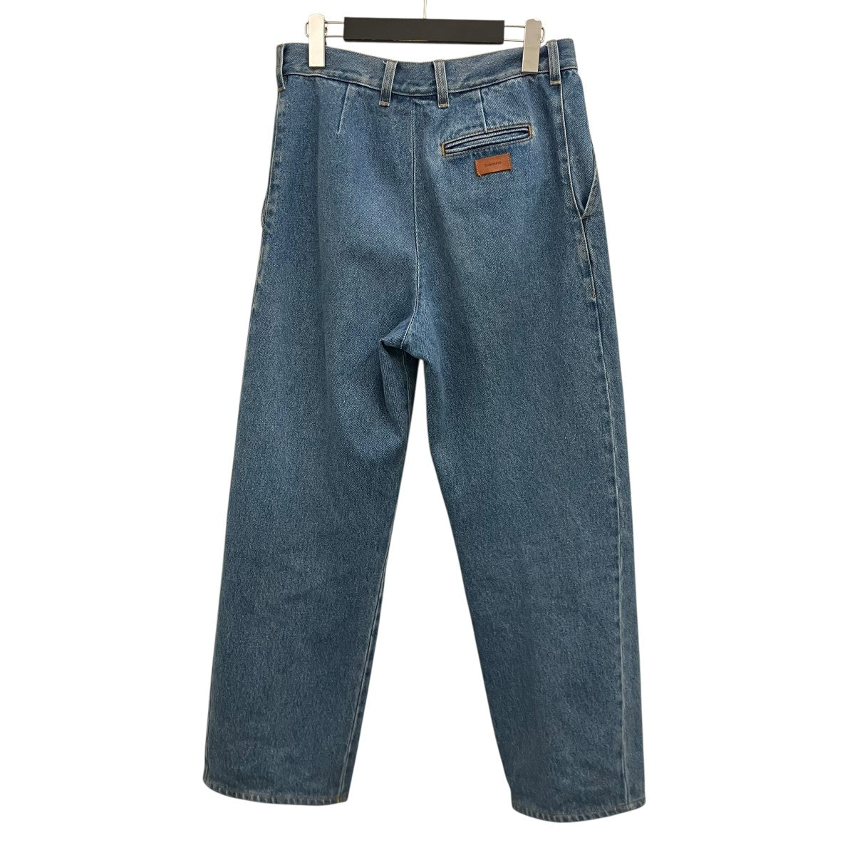 【DENIM PLEATED TROUSERS】デニムパンツ