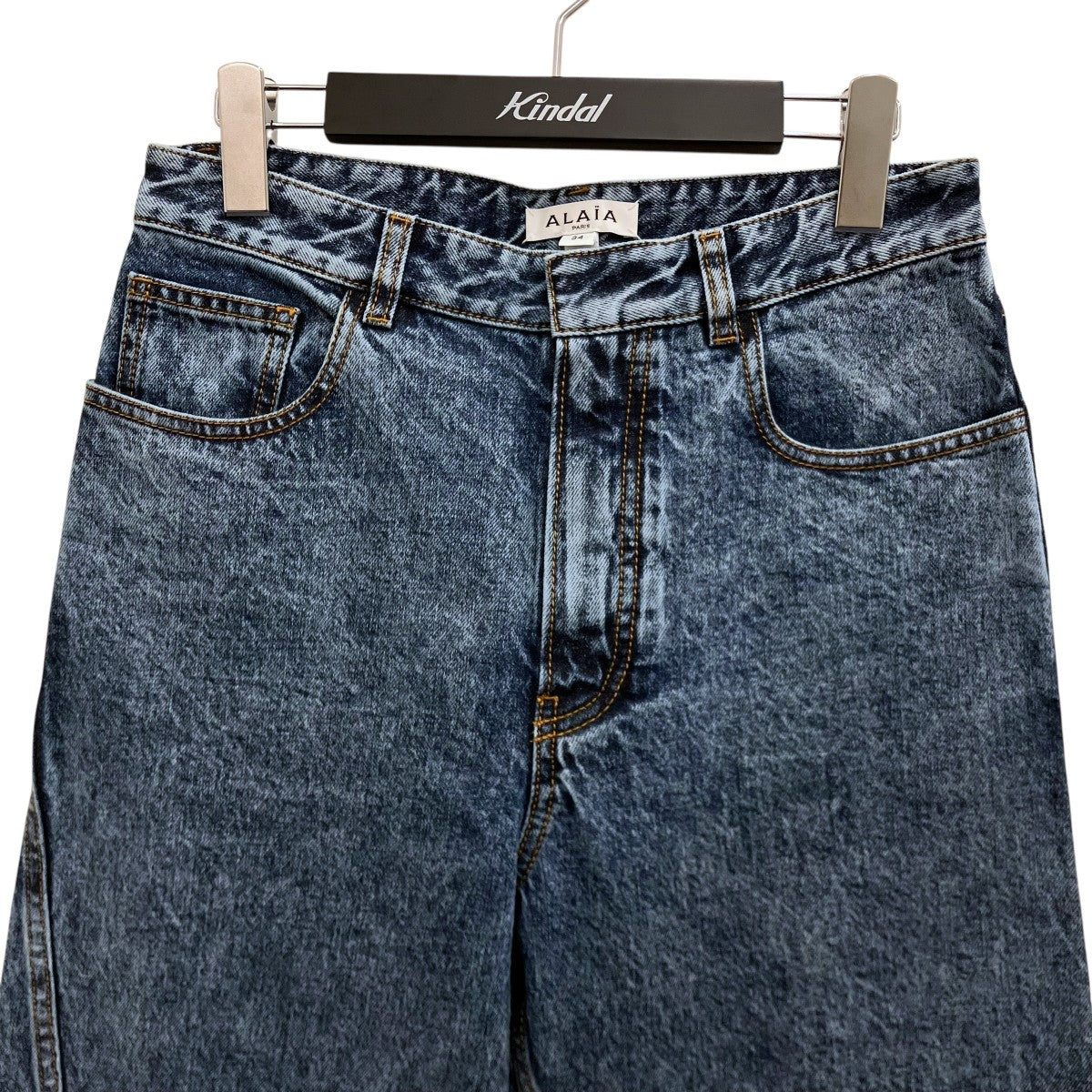 ALAIA ツイストデニムパンツAA9P1161T535A 古着・中古-3枚目のアイテム画像