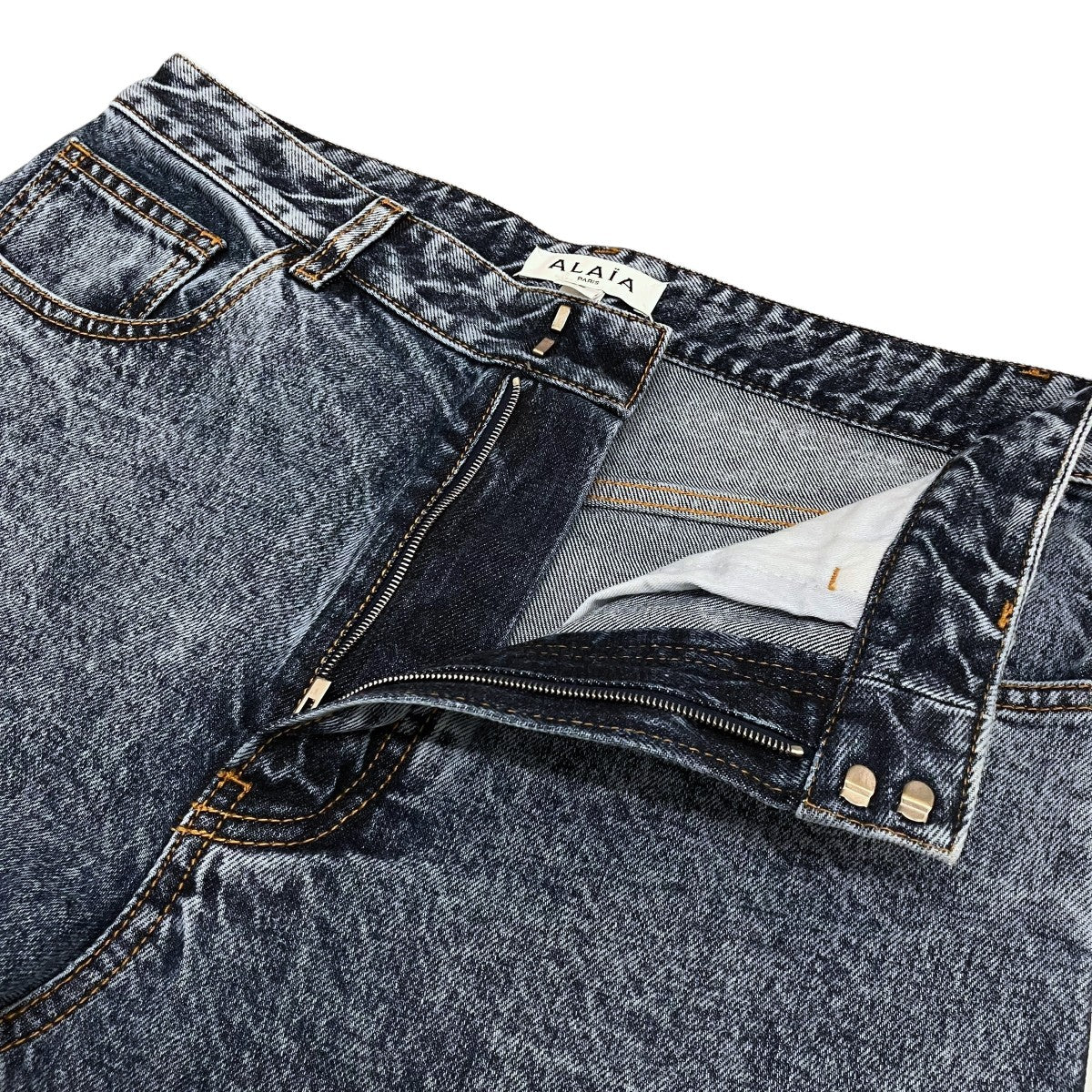 ALAIA ツイストデニムパンツAA9P1161T535A 古着・中古-5枚目のアイテム画像