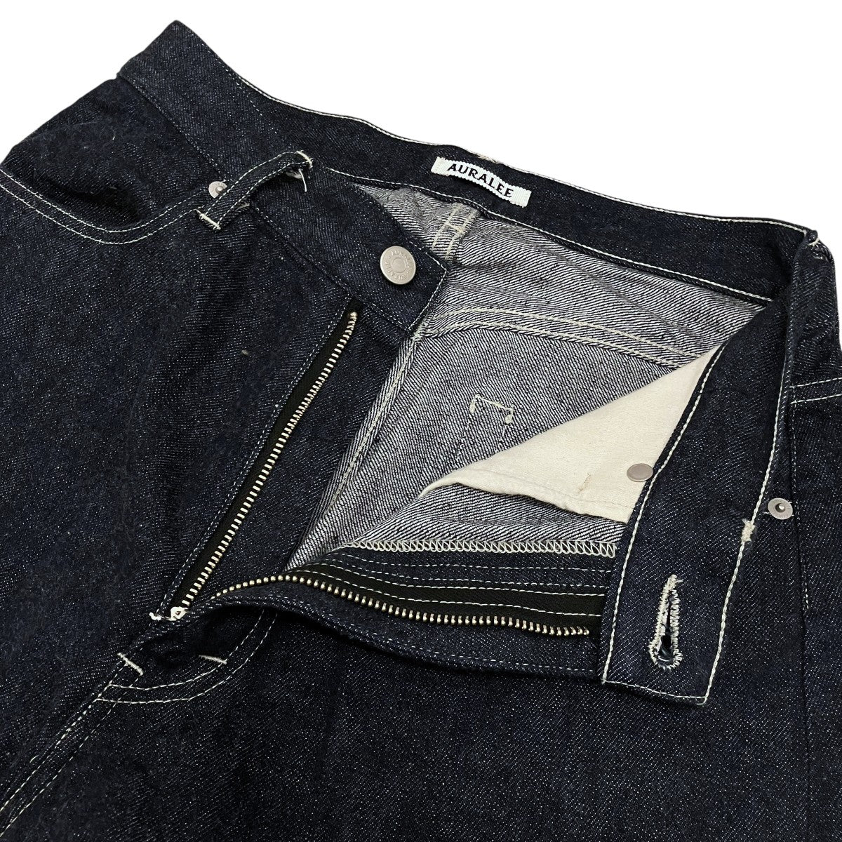 AURALEE 【SELVEDGE LIGHT DENIM PANTS-】デニムパンツA25AP10UH 古着・中古-5枚目のアイテム画像