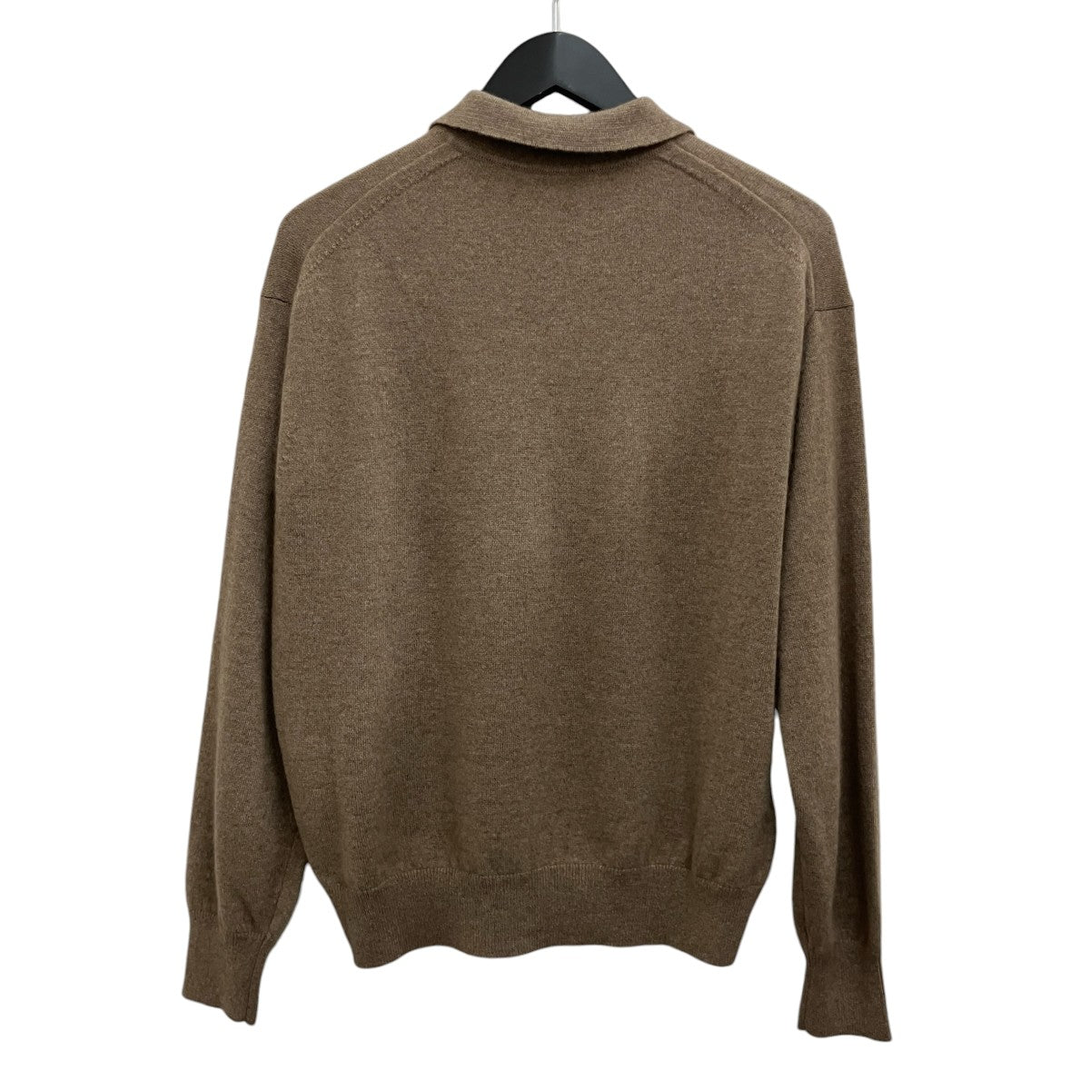 AURALEE 【BABY CASHMERE KNIT POLO】カシミヤニットポロA25AP15BC 古着・中古-2枚目のアイテム画像