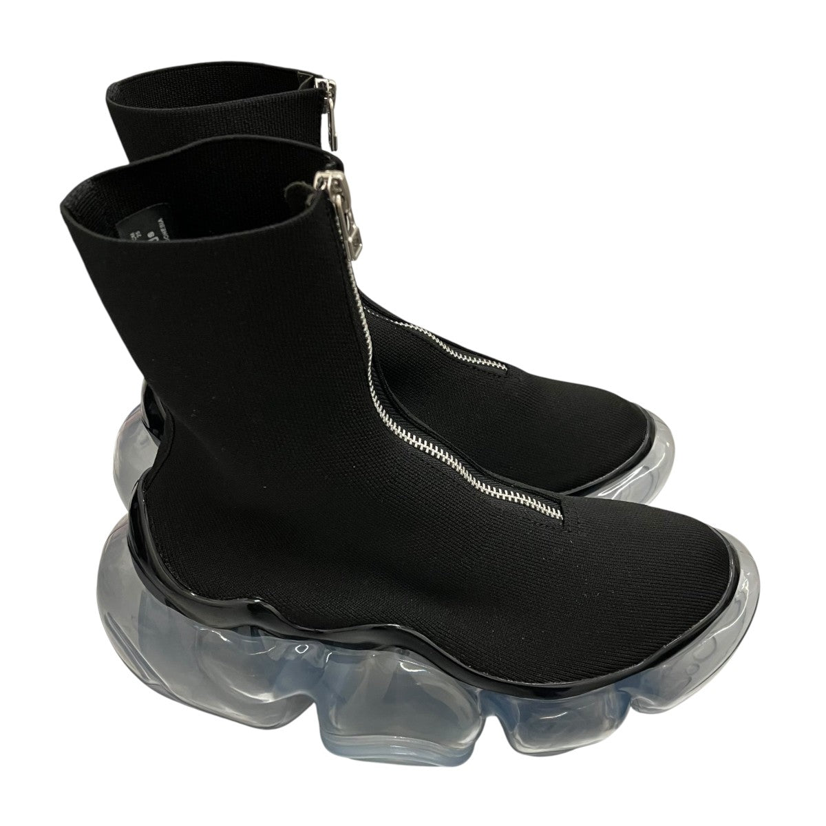 grounds 【MOOPIE KNIT BOOTS】STUDIOUS別注ジップムーピーブーツ 古着・中古-4枚目のアイテム画像